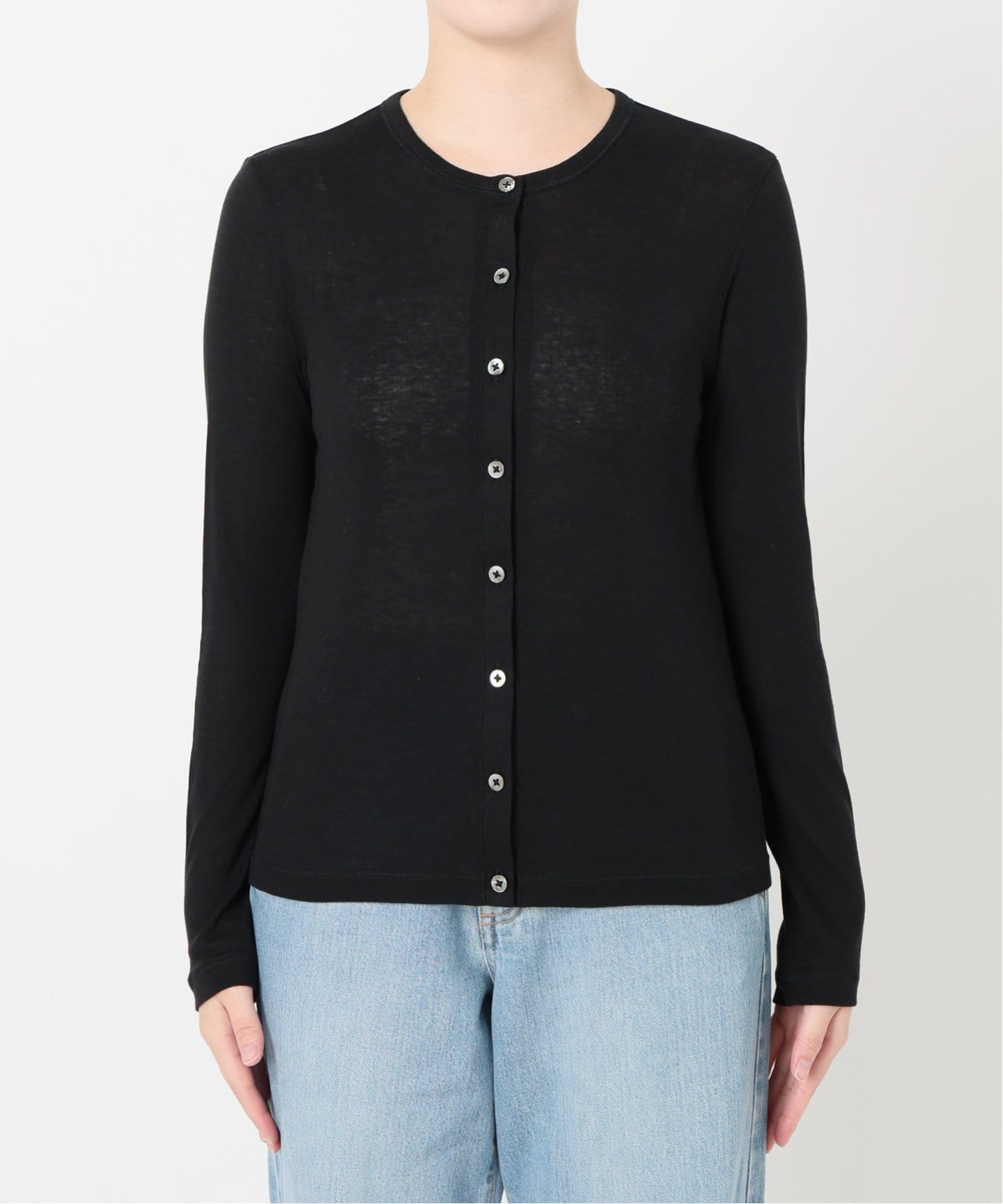 IENA LA BOUCLE シアーフライスカーディガン（カーディガン