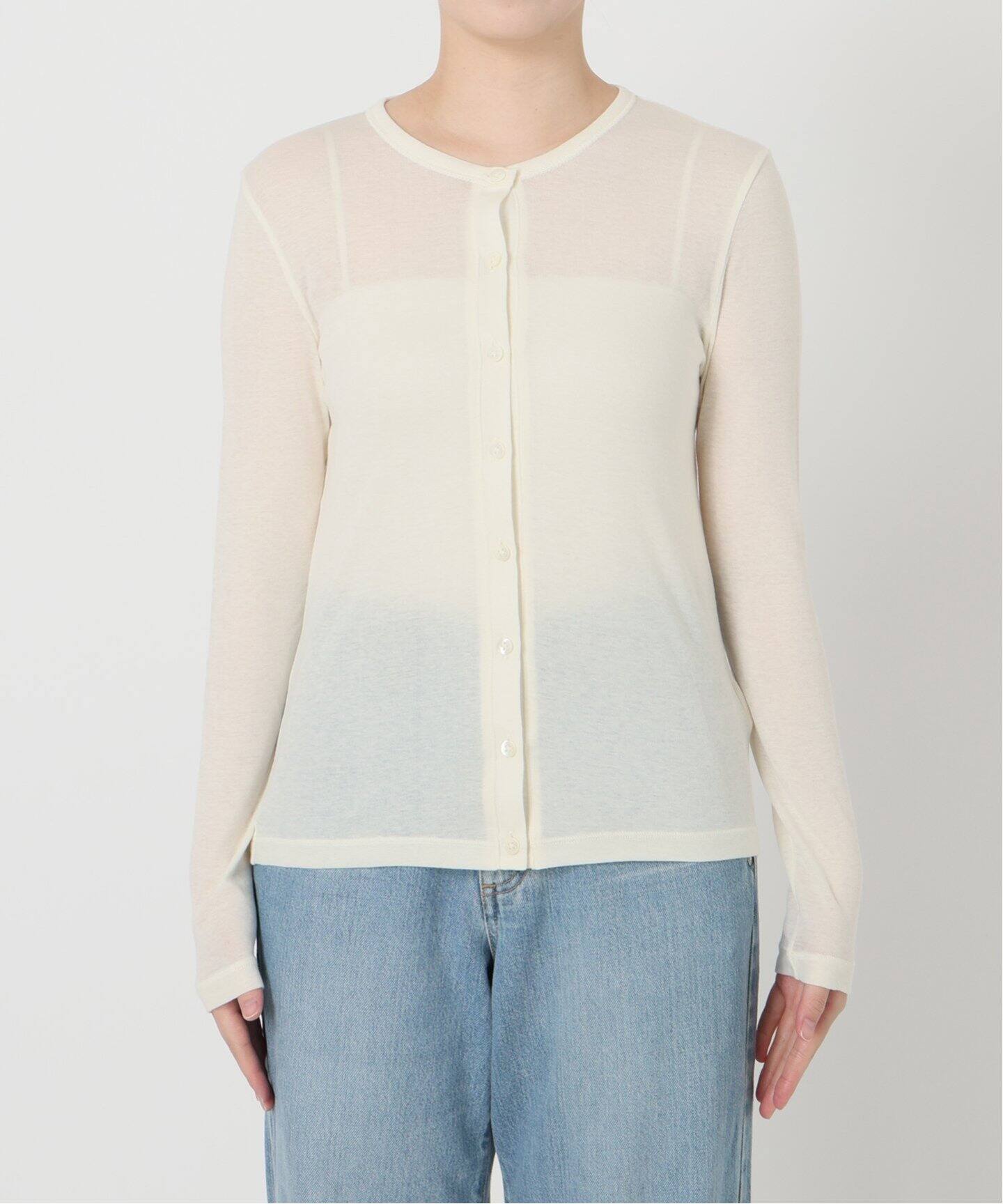 IENA LA BOUCLE シアーフライスカーディガン（カーディガン