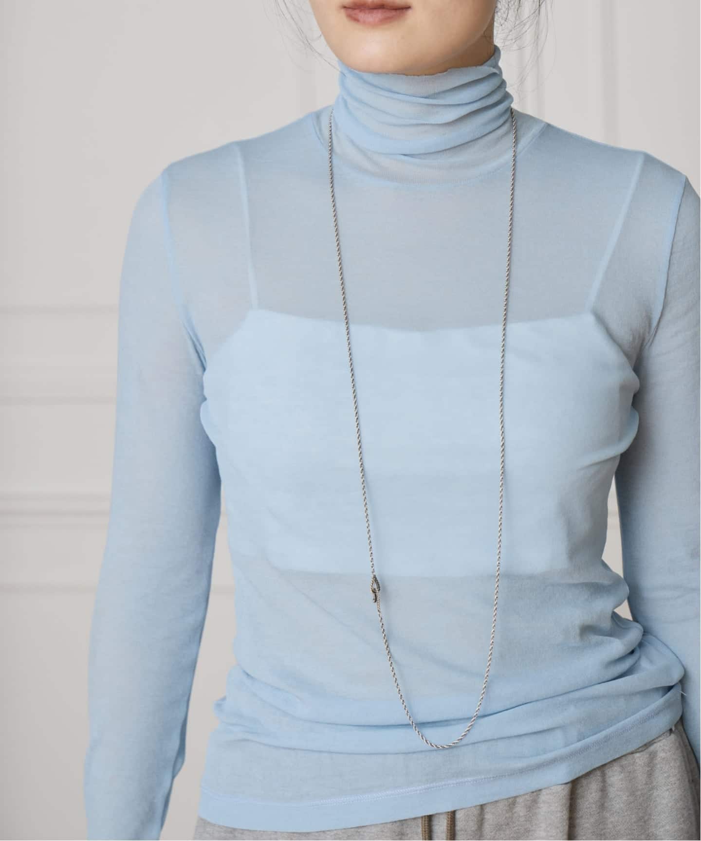 IENA LA BOUCLE タートルプルオーバー　カットソー 追加》IENA LA BOUCLE水撚りガスフライスタートルプルオーバー