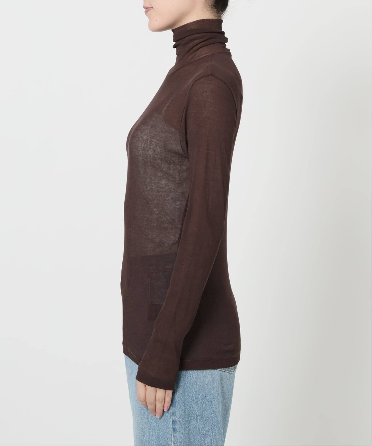 追加》IENA LA BOUCLE水撚りガスフライスタートルプルオーバー