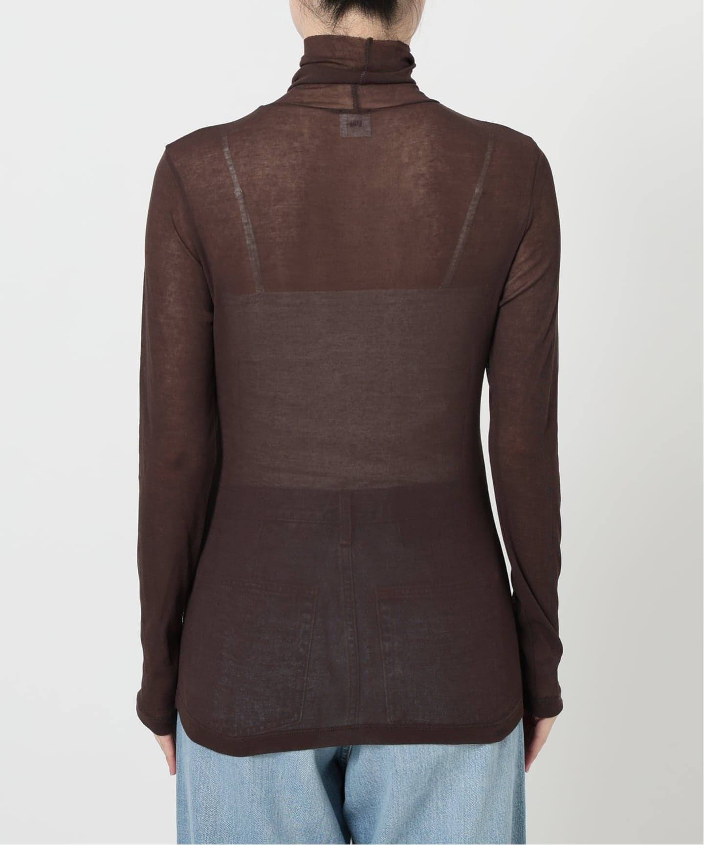 追加》IENA LA BOUCLE水撚りガスフライスタートルプルオーバー（T