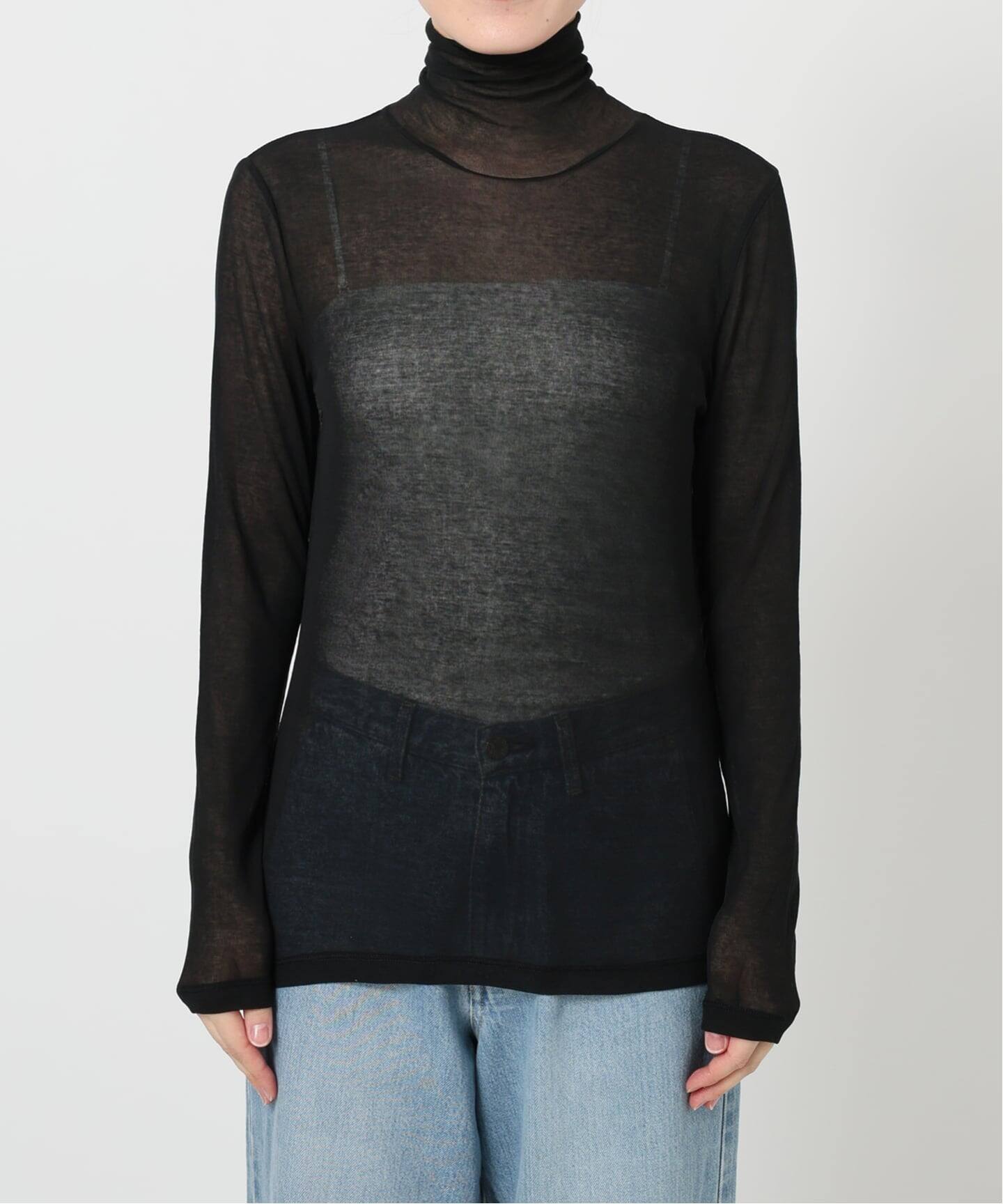 追加》IENA LA BOUCLE水撚りガスフライスタートルプルオーバー