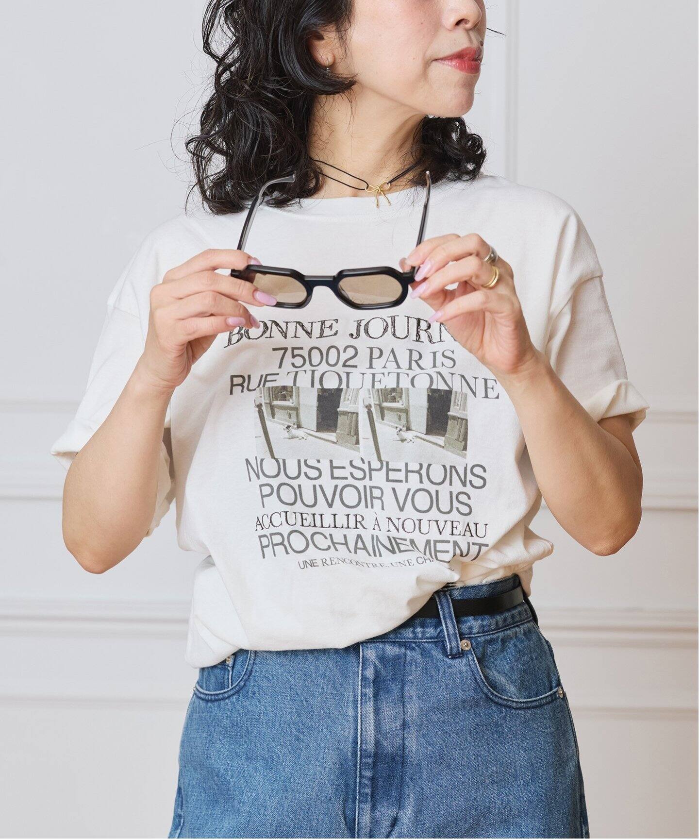 IENA LA BOUCLE PARIS DOG Tシャツ（Tシャツ／カットソー）｜IENA