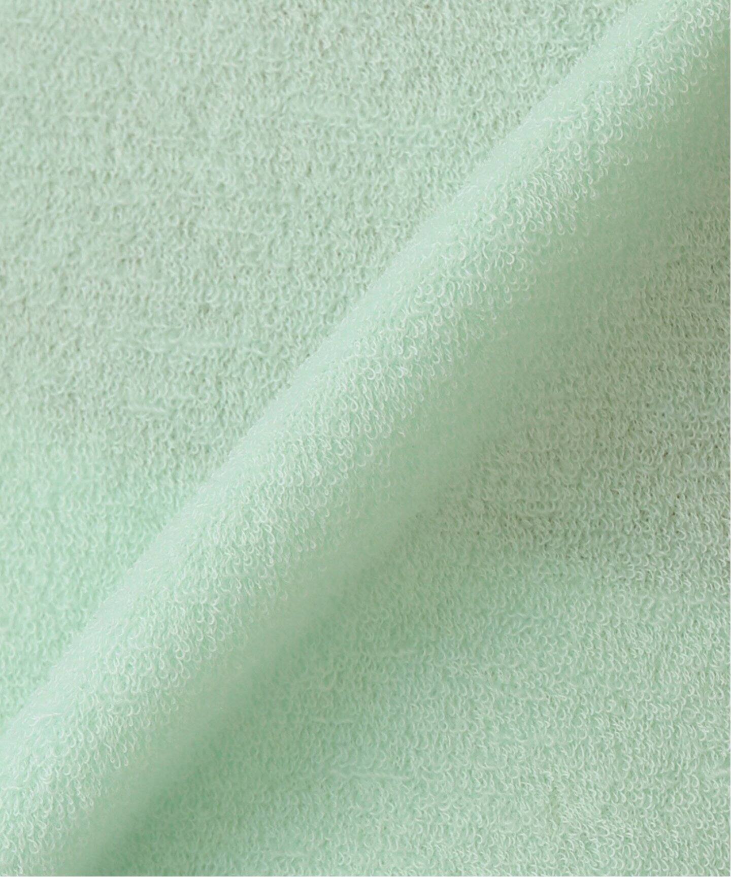 AURALEE◆WASHABLE WOOL PILE TEE/1/ウール/GRN/A25ST01UP AURALEE/オーラリー WASHABLE WOOL PILE TEE A25ST01UP（Tシャツ
