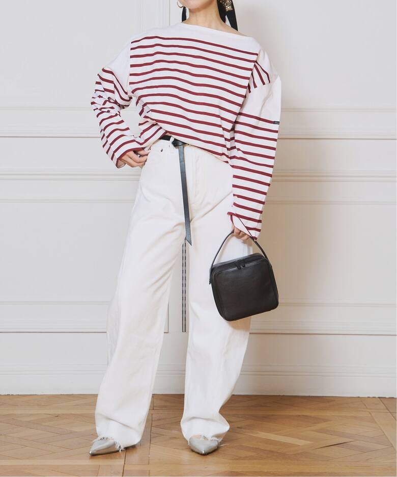 LE MINOR/ルミノア 別注パネルボーダーカットソー（Tシャツ 