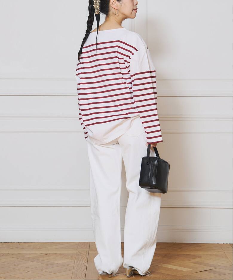 LE MINOR/ルミノア 別注パネルボーダーカットソー（Tシャツ 