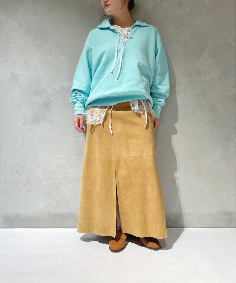 KAPTAIN SUNSHINE ブラウン ハーフジップ スウェット ウール混 KAPTAIN 