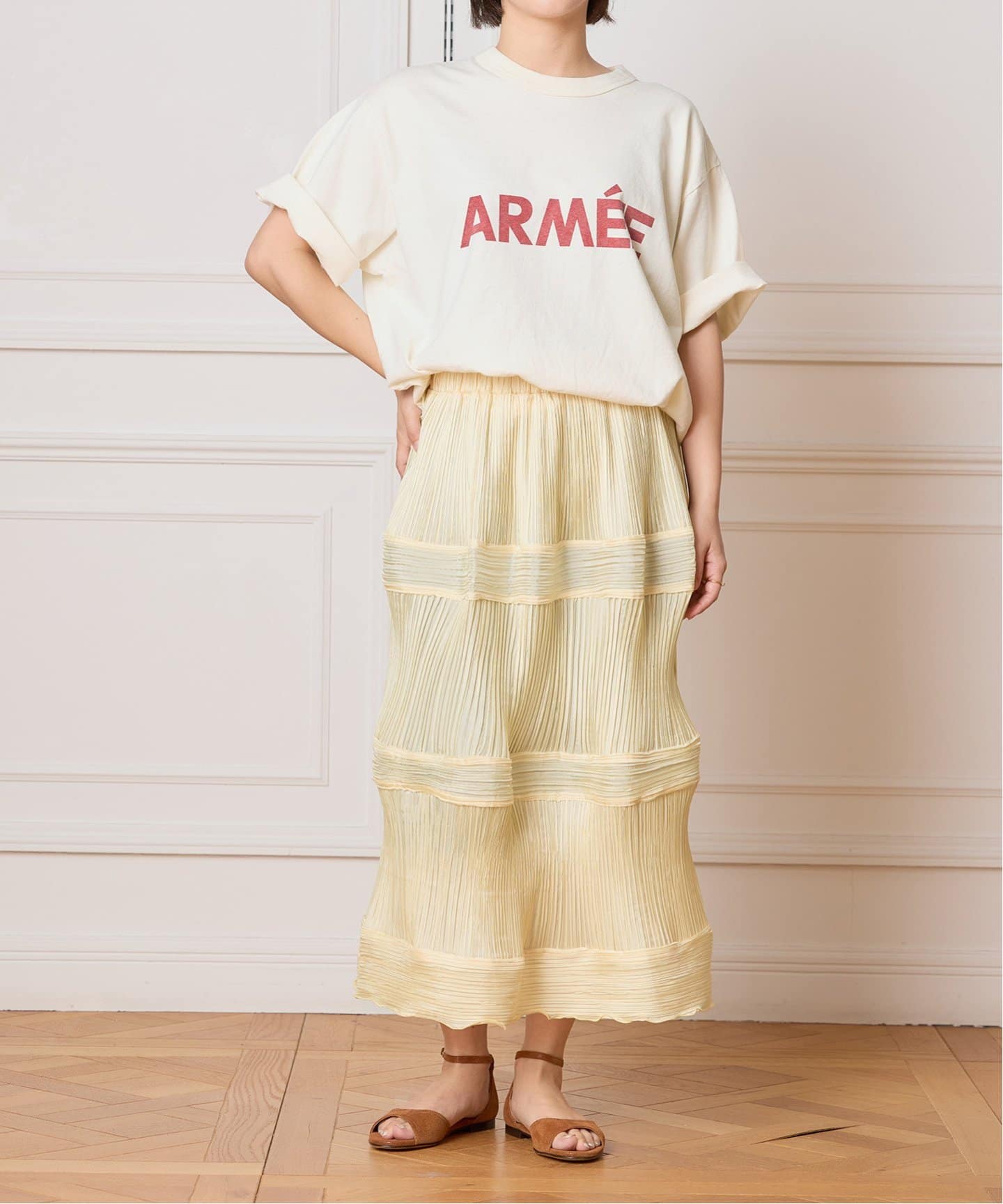 blurhms ROOTSTOCK/ブラームス ルーツストック PRINT Tシャツ