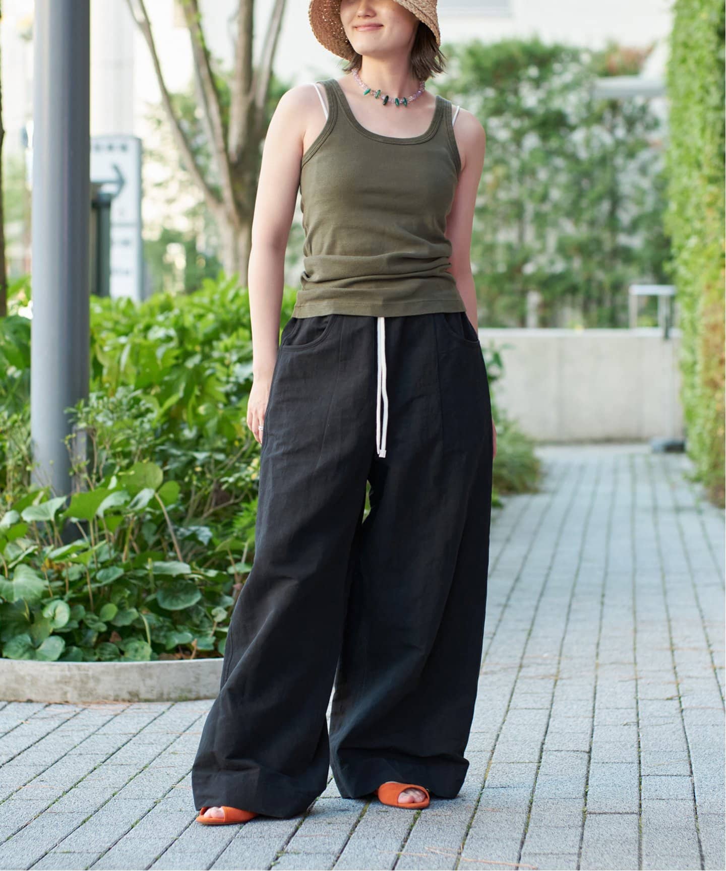 IENA blurhms ブラーム ROOTSTOCK バスクシャツ blurhms ROOTSTOCK/ブラームス ルーツストック 別注タンクトップ