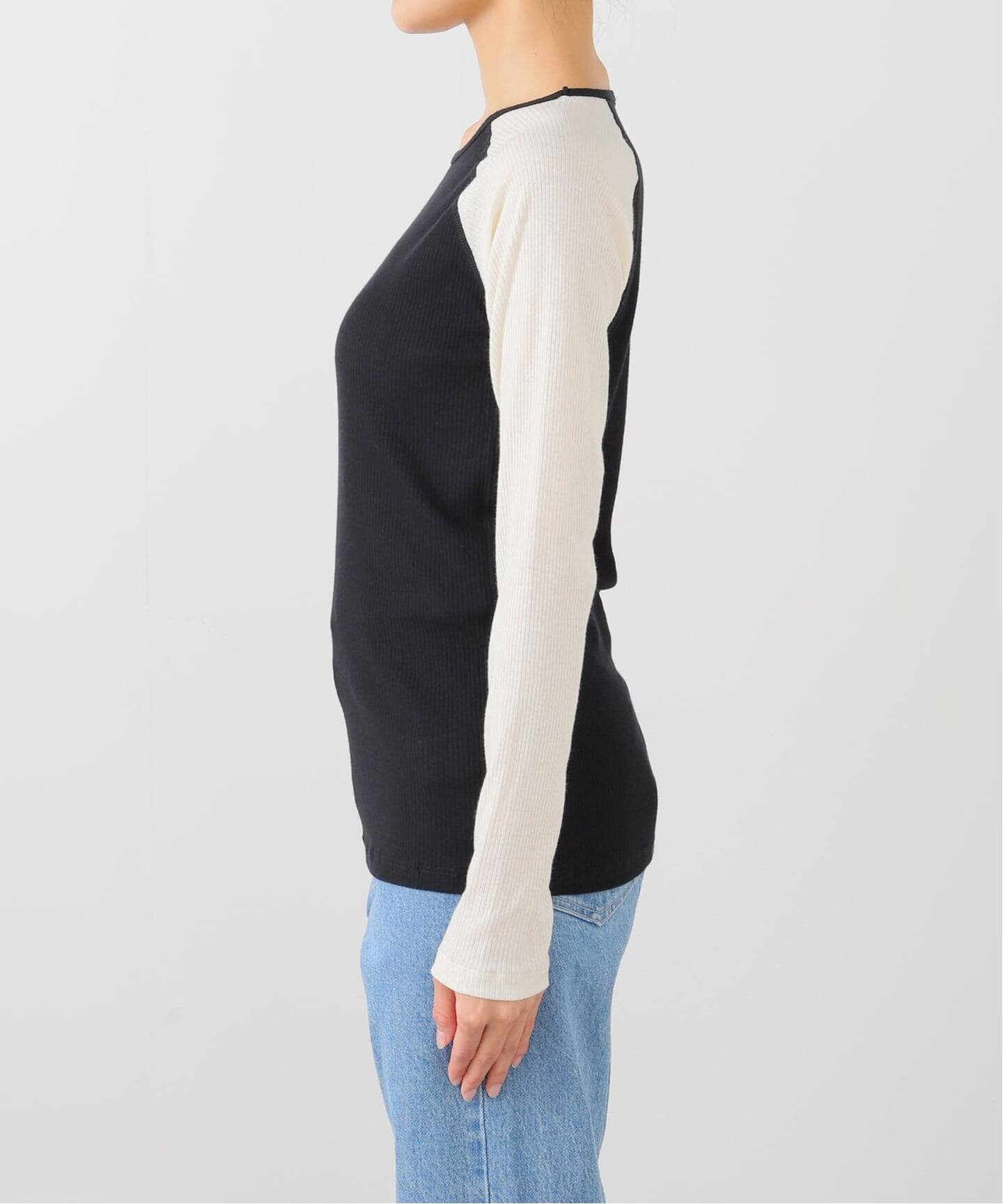 【BASERANGE/ベースレンジ】VEIN Tシャツ IENA BASERANGE/ベースレンジ VEIN LONG SLEEVE プルオーバー（Tシャツ