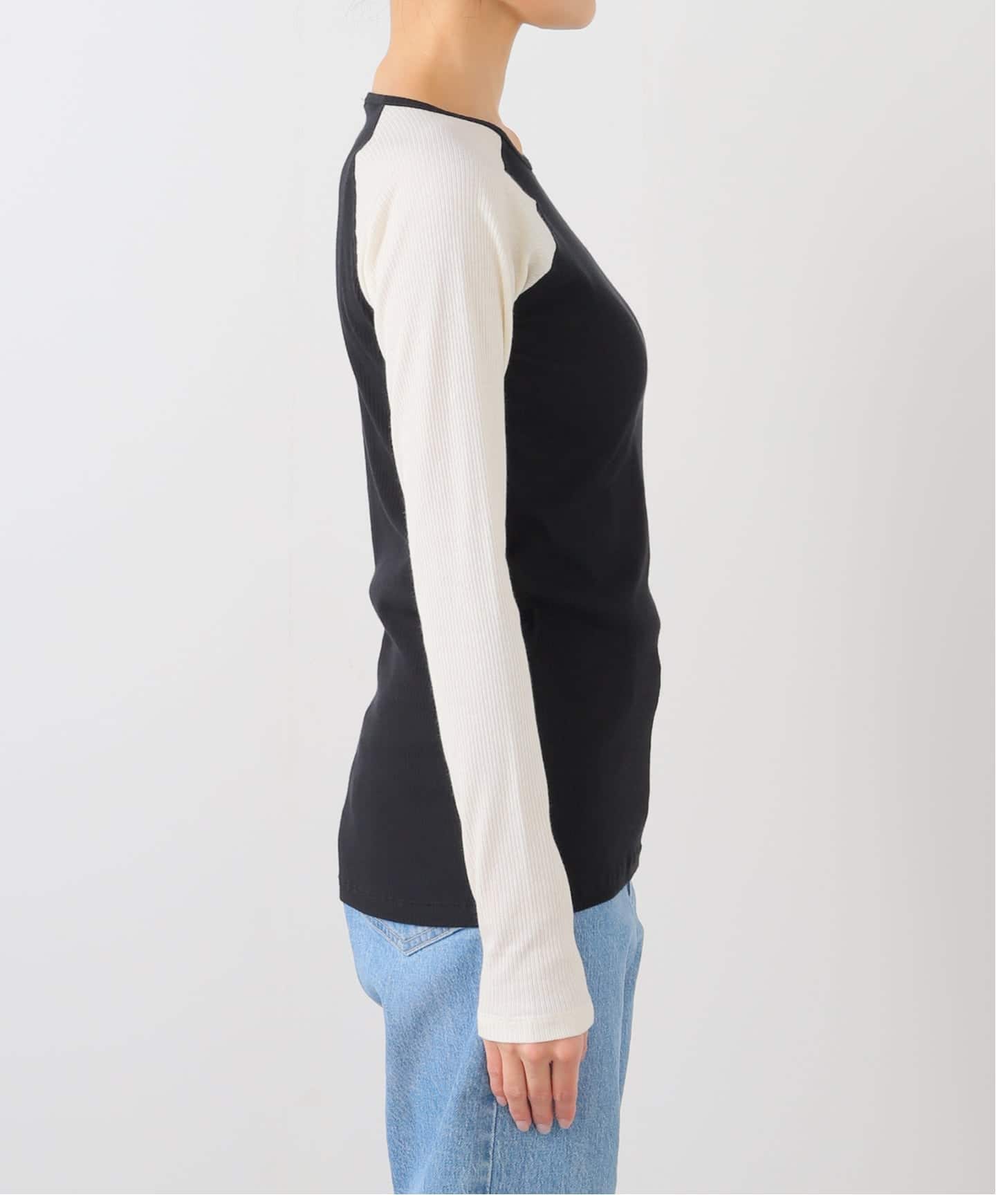 ベースレンジ GENE LONG SLEEVE Tシャツ Gene ロングスリーブTシャツ in Assortment | オーガニック