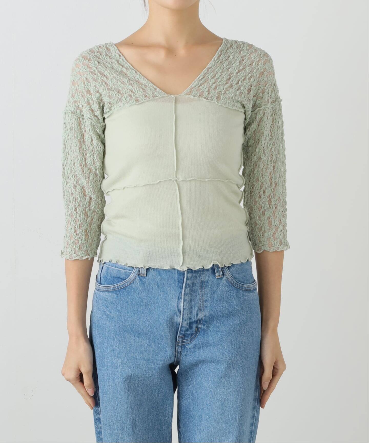 Baserange/ベースレンジ NEHRU LONG SLEEVE TEE TTNLSLA-WI25（T