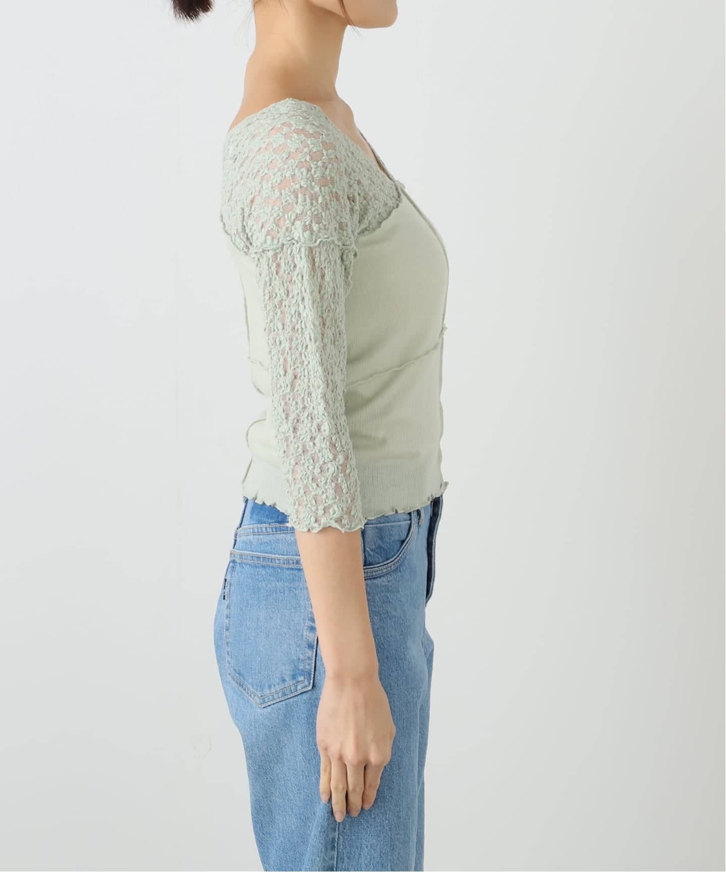 Baserange/ベースレンジ NEHRU LONG SLEEVE TEE TTNLSLA-WI25（Tシャツ