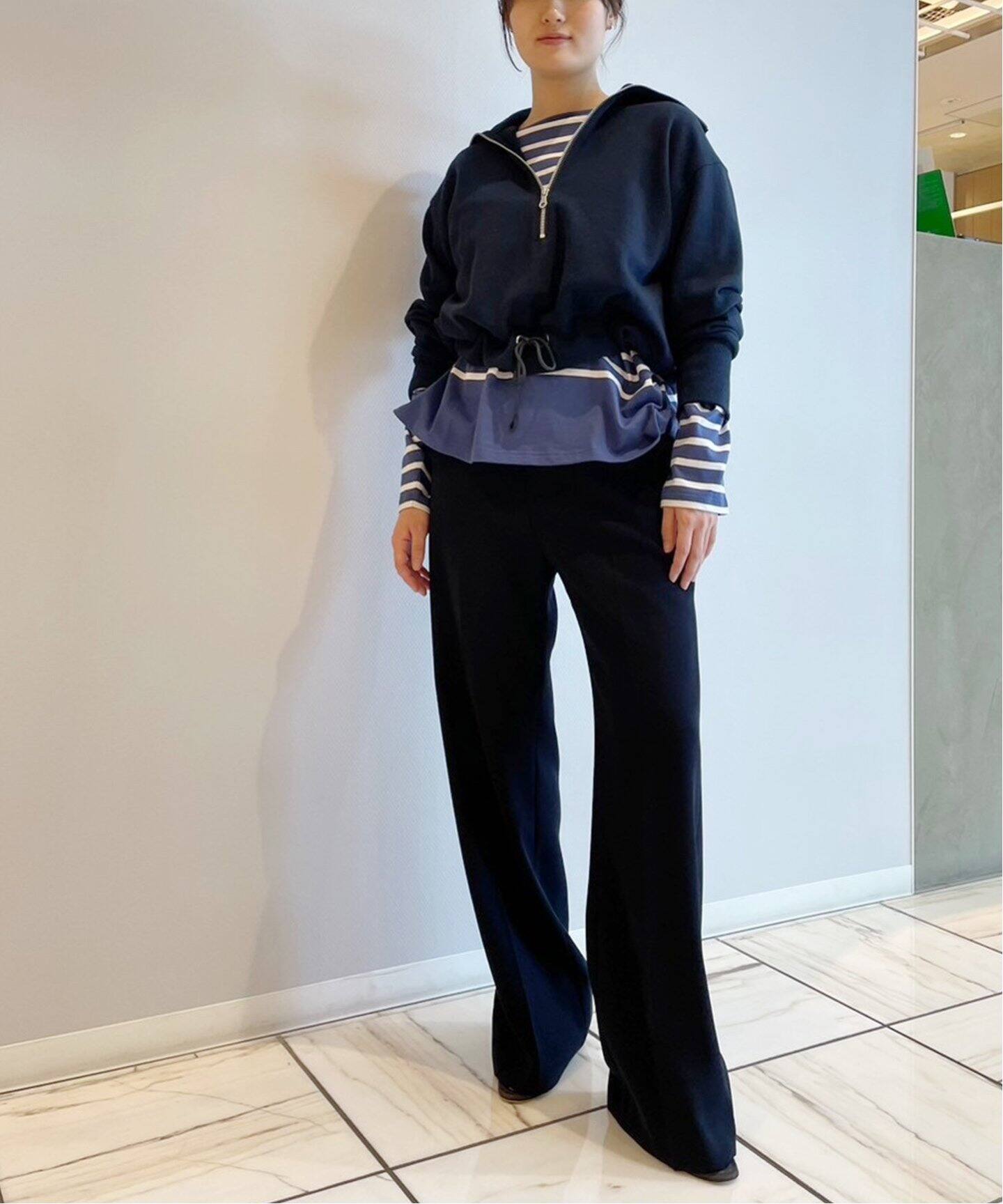 JUN MIKAMI/ジュンミカミ ハーフジッププルオーバー 25SS-25-S 