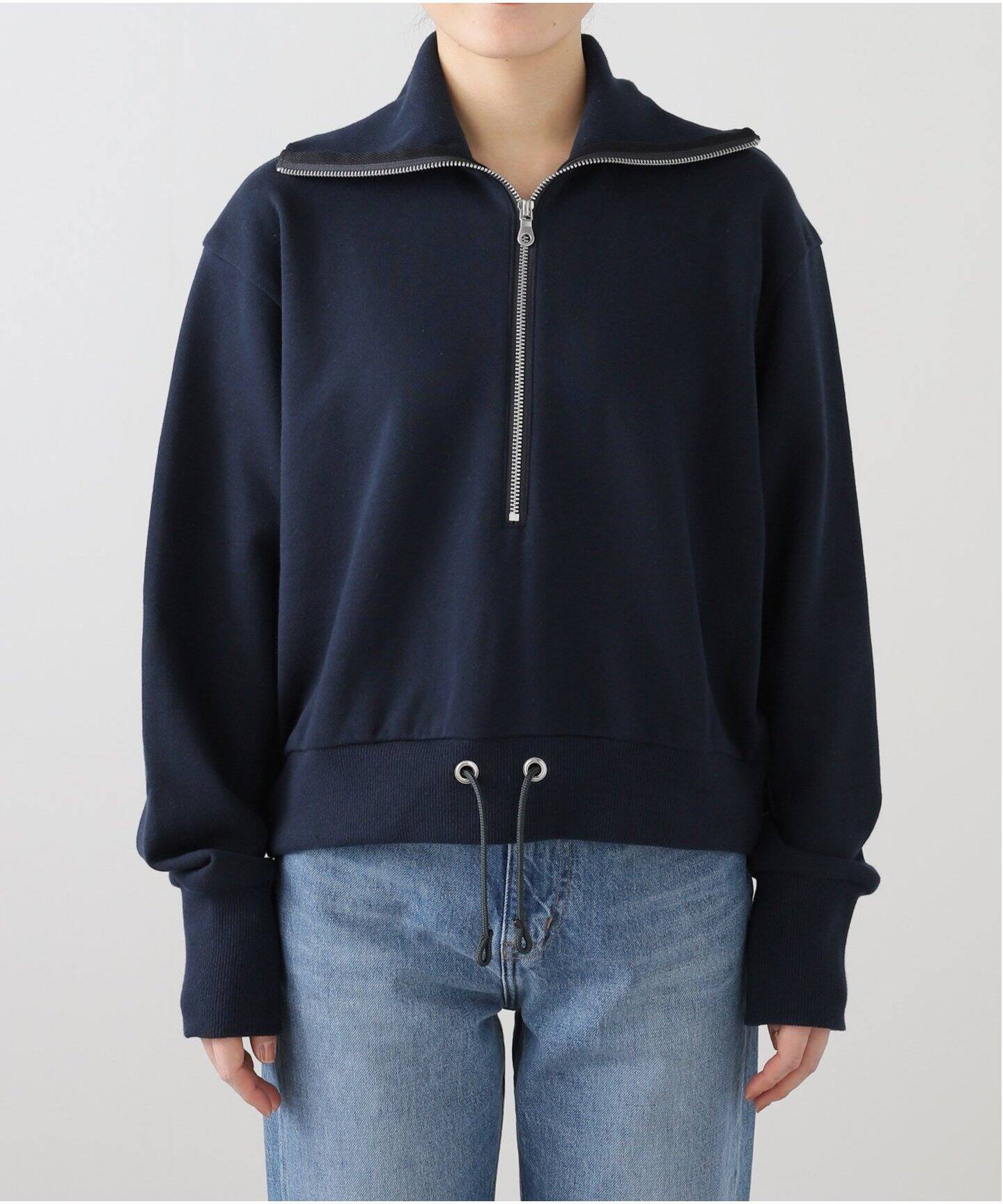 JUN MIKAMI/ジュンミカミ ハーフジッププルオーバー 25SS-25-S 