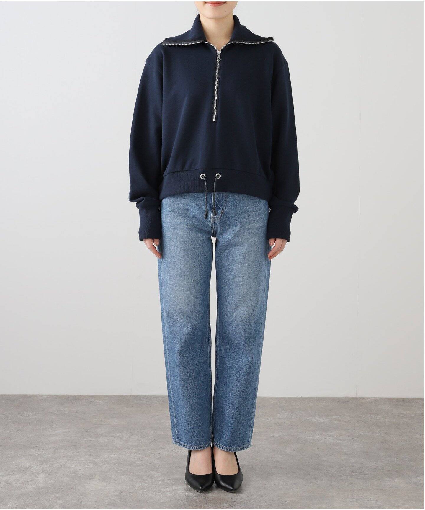 JUN MIKAMI/ジュンミカミ ハーフジッププルオーバー 25SS-25-S 