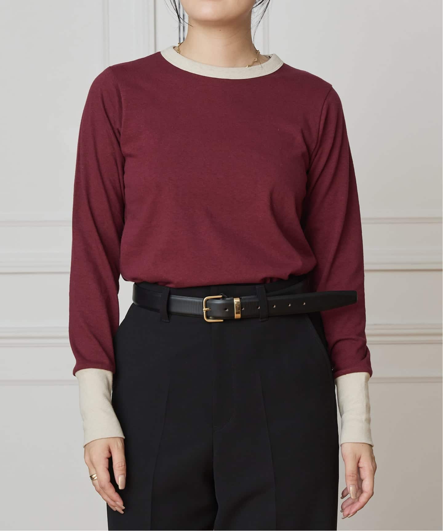 fifi original collection trim ロングスリーブT 追加》【fifi original collection】trim ロングスリーブTシャツ（T