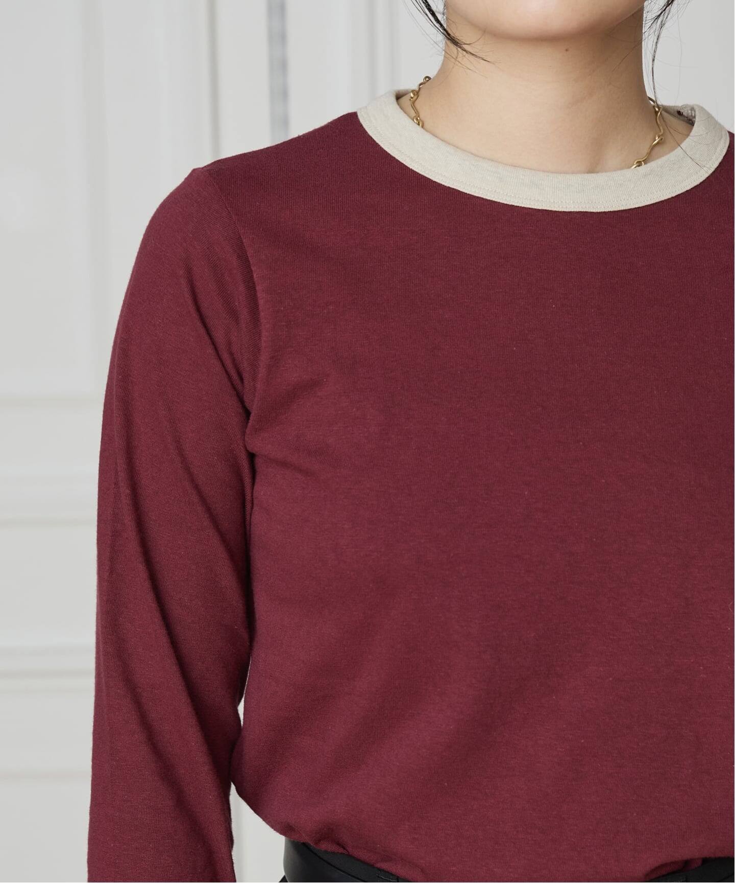 追加》【fifi original collection】trim ロングスリーブTシャツ（T