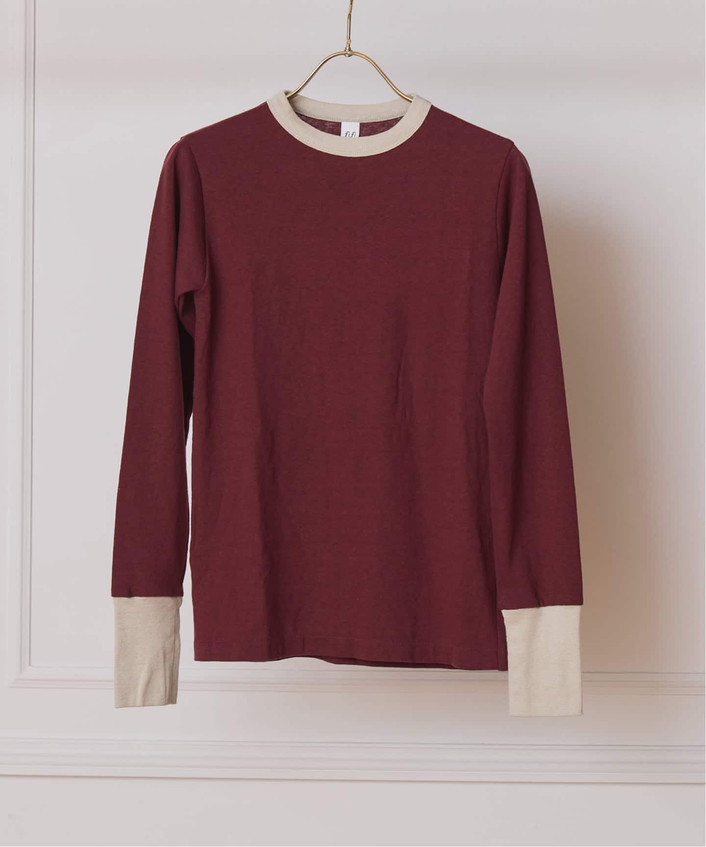 追加》【fifi original collection】trim ロングスリーブTシャツ（T