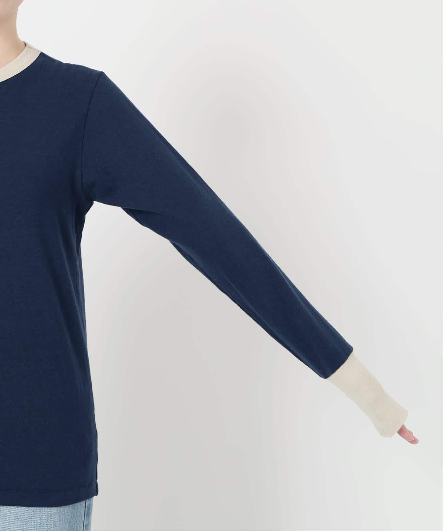 追加》【fifi original collection】trim ロングスリーブTシャツ（T