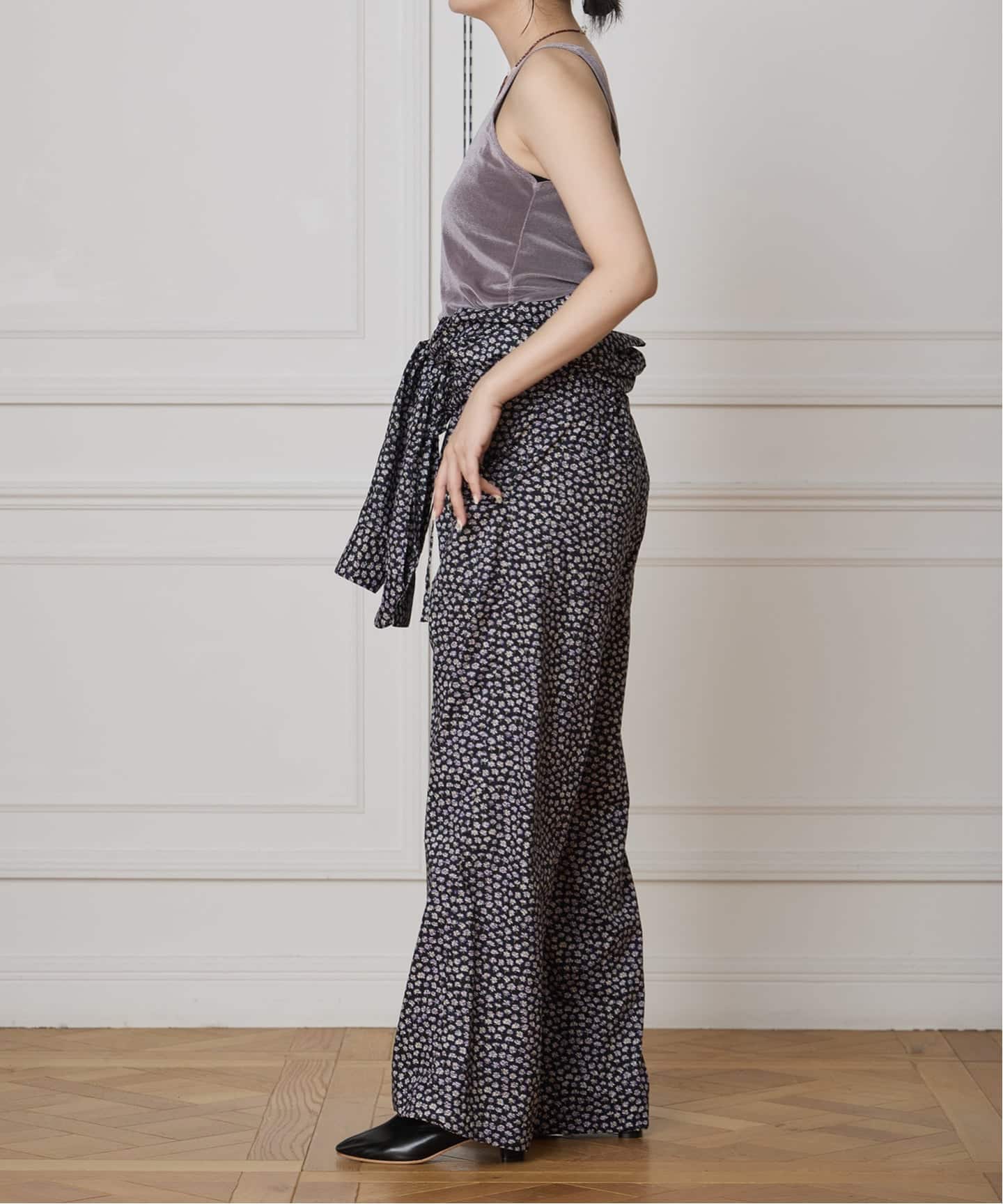 SIMONE WILD/シモーネ ワイルド ベルベットタンクトップ グレーS SIMONE WILD/シモーネ ワイルド MESH VELVET タンクトップ