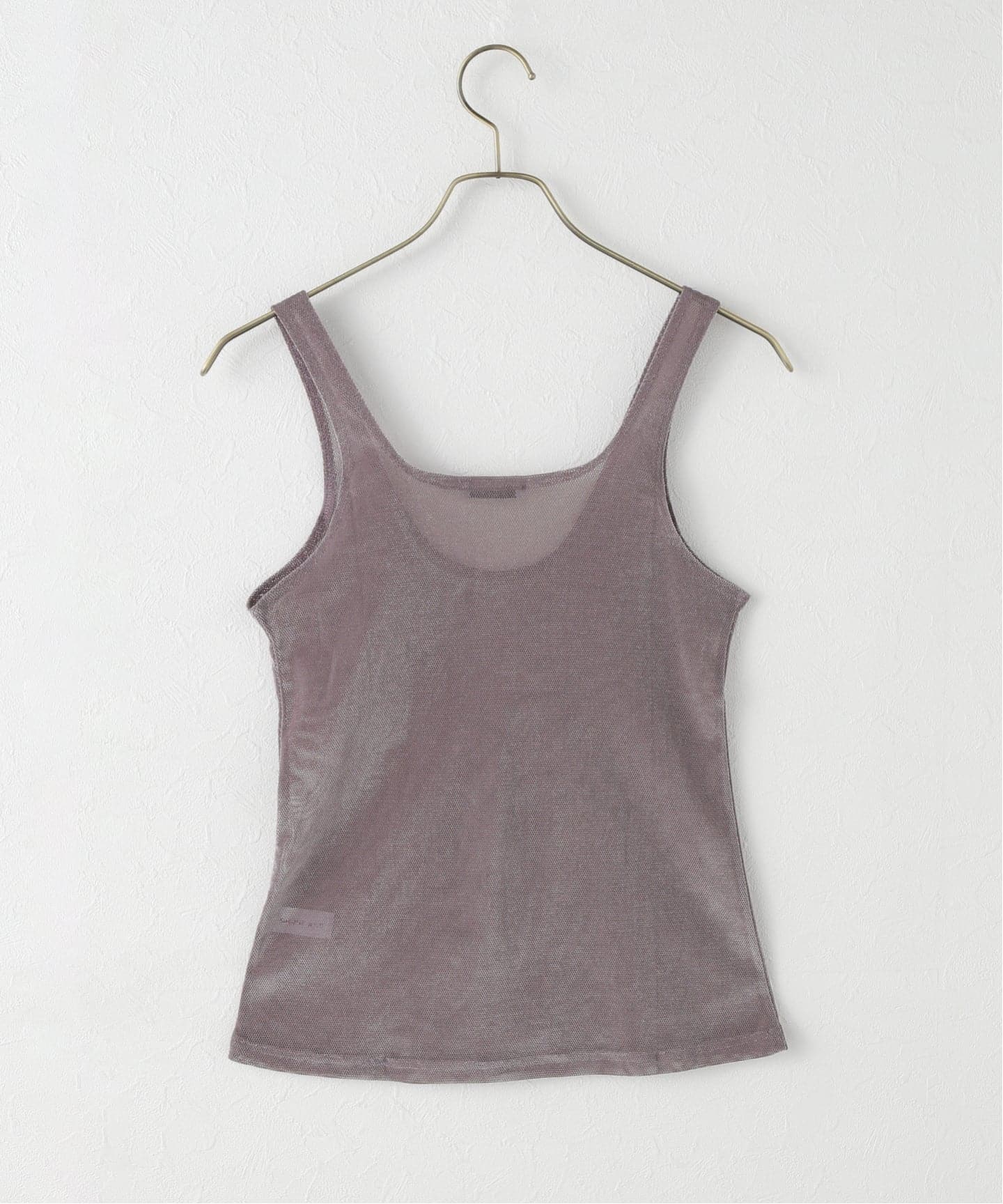 SIMONE WILDシモーネワイルド　ベルベットタンクトップ ブルーグレー シモーネ ワイルド SIMONE WILD SIMONE WILD タンクトップ TOP