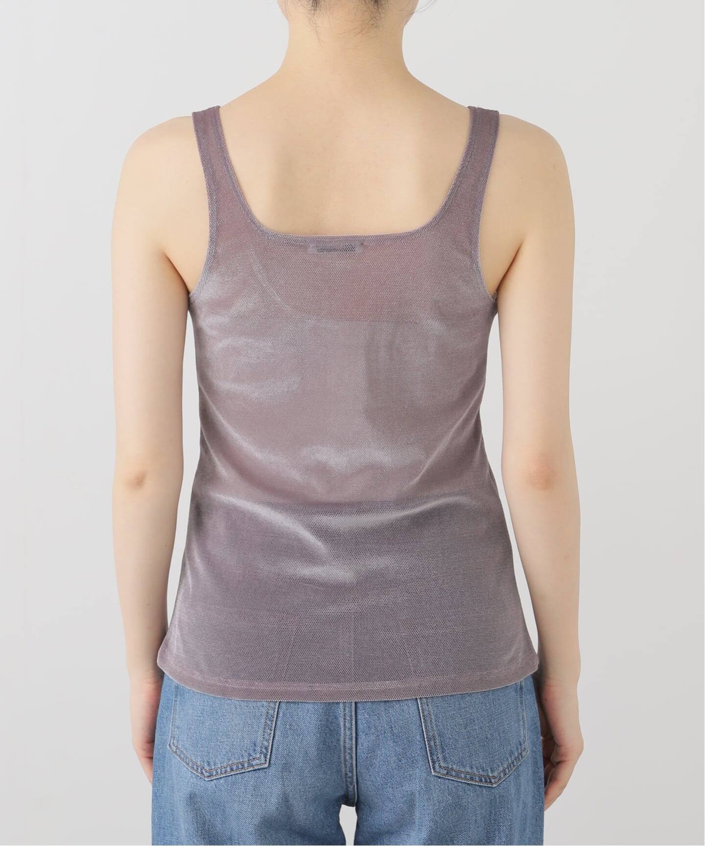 SIMONE WILD/シモーネ ワイルド MESH VELVET タンクトップ（タンク