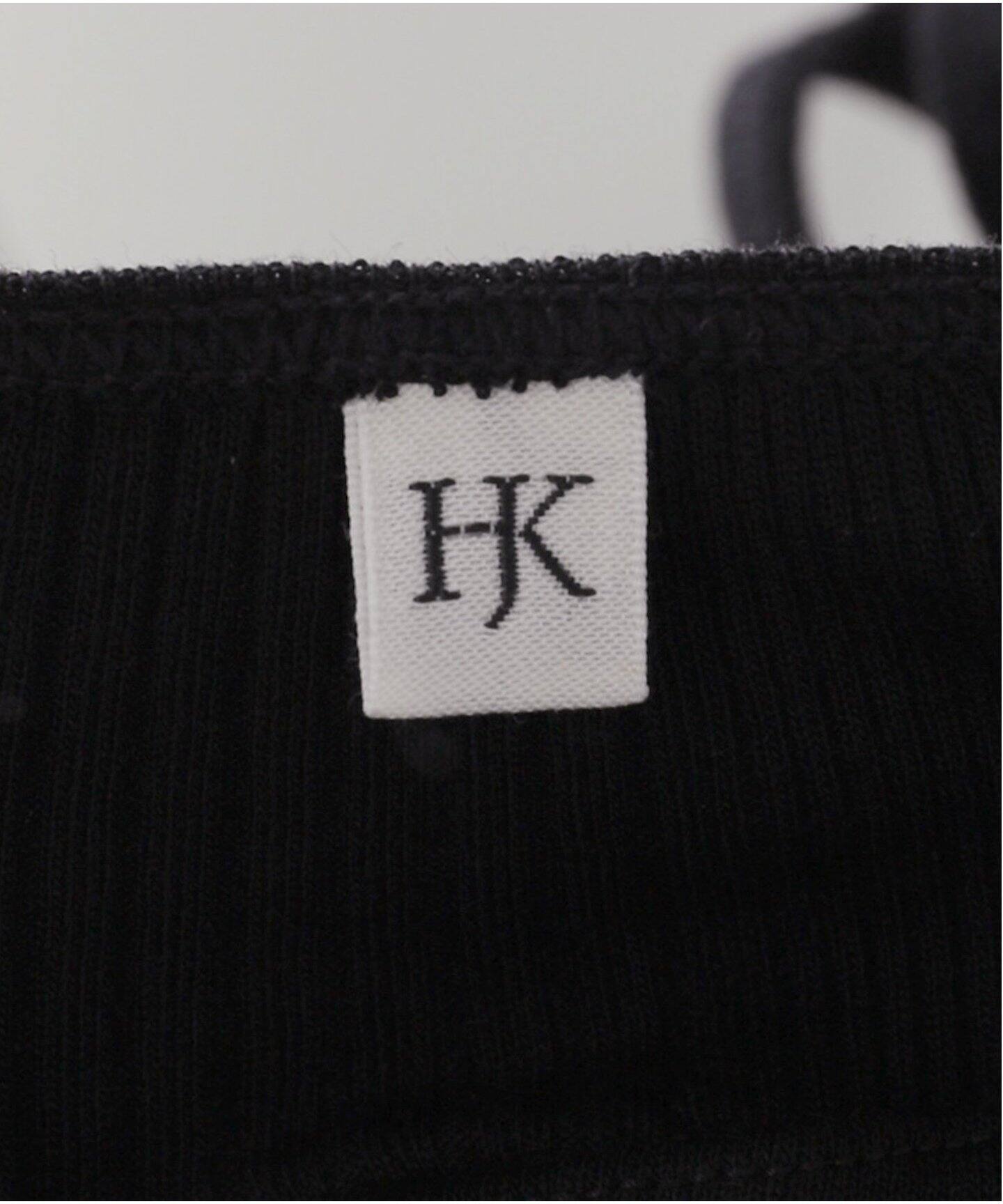 HAKUJI/ハクジ Random rib bra タンクトップ H232505（カップ付き