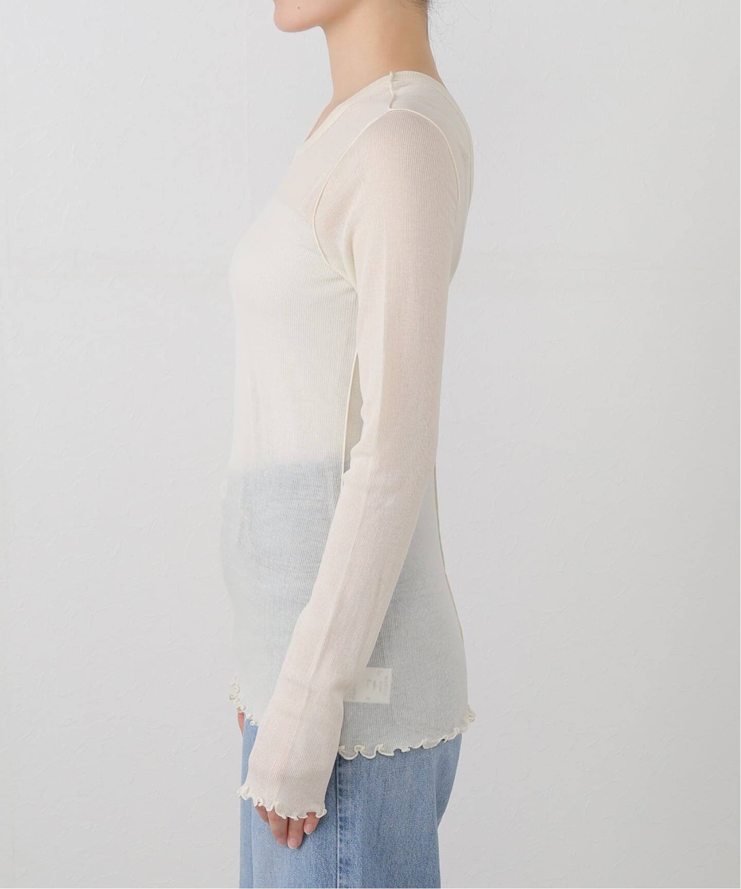 HAKUJI ハクジ ショルダーホールロングスリーブプルオーバー F HAKUJI/ハクジ Organic cotton ロングスリーブプルオーバー