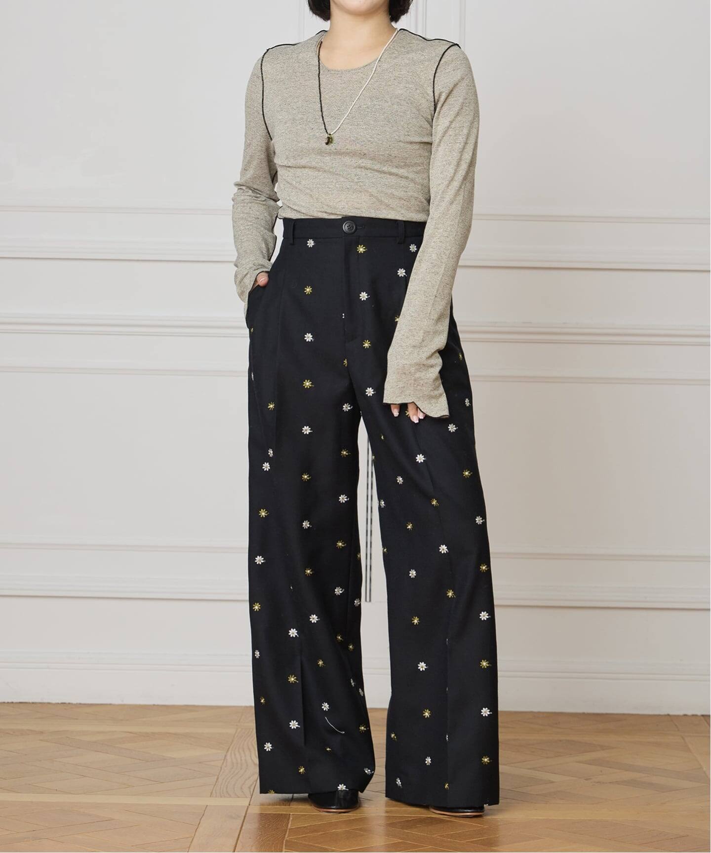 HAKUJI/ハクジ Glittery ロングスリーブプルオーバー H232564（T