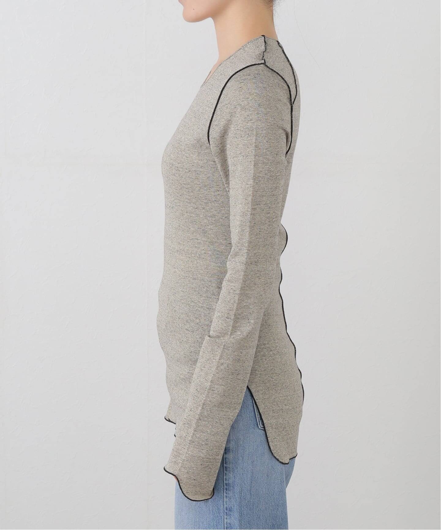 HAKUJI/ハクジ Glittery ロングスリーブプルオーバー H232564（Tシャツ