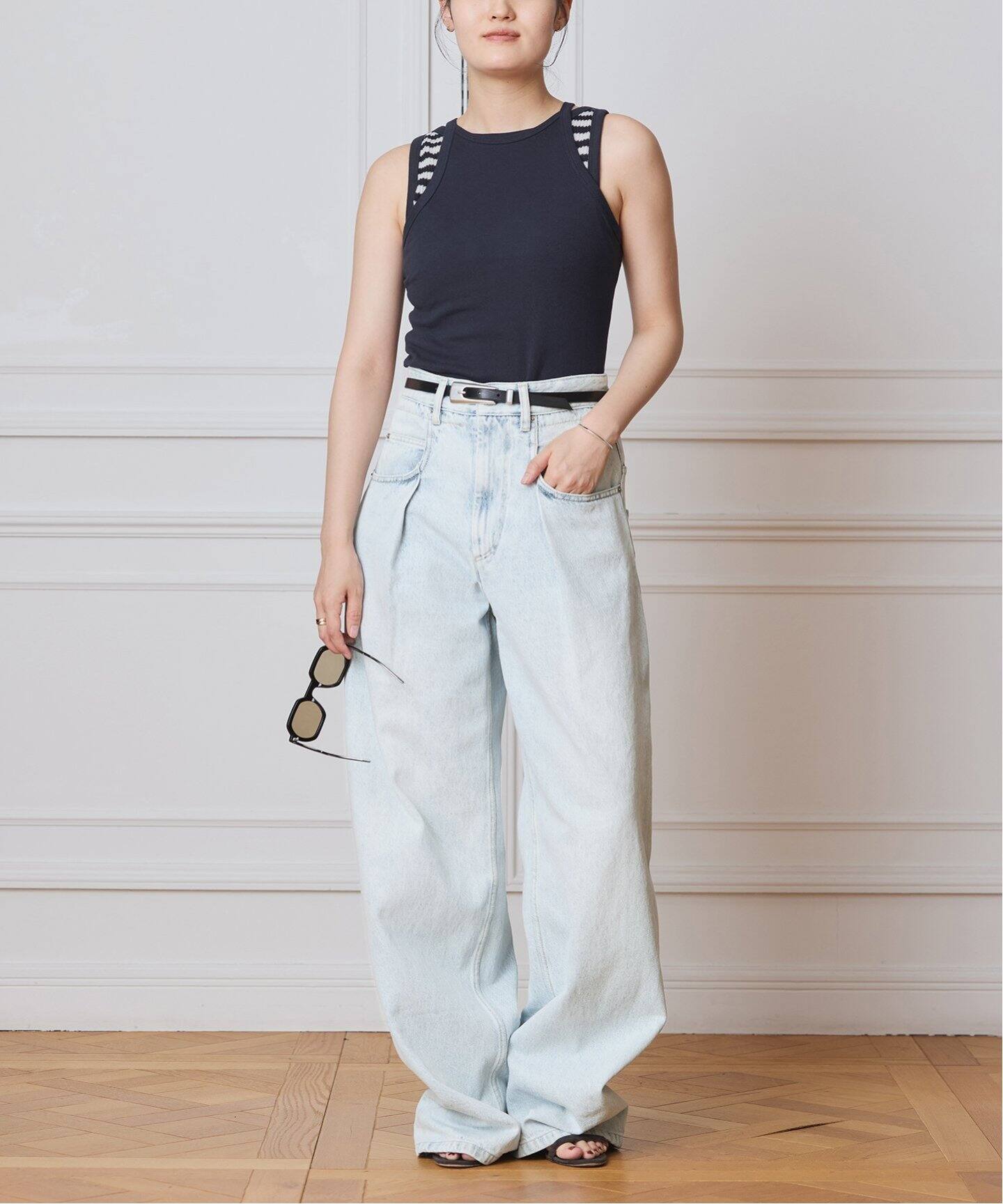 CAROUSELAMBRA/ケラウズランブラORGANIC COTTONボーダー CAROUSE LAMBRA/ケラウズランブラ ボーダータンクトップ パックT(2枚