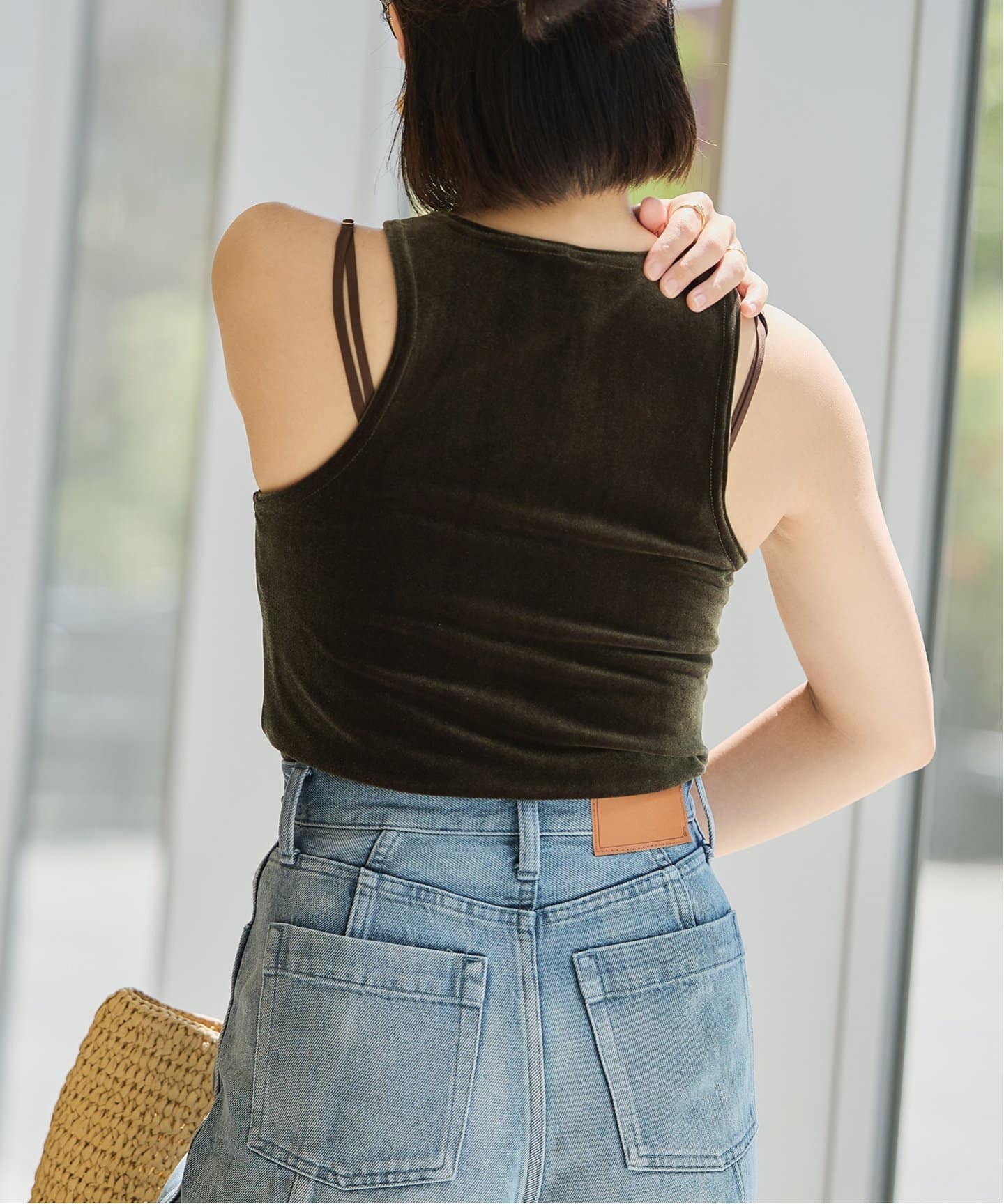 SIMONE WILD タンクトップ タンクトップ ノースリーブ Simone Wild SINGLET レディース