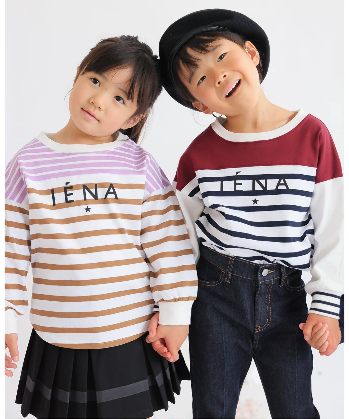BASIC】エトワールロゴ長袖Tシャツ Kids(90cm‐140cm)（キッズ