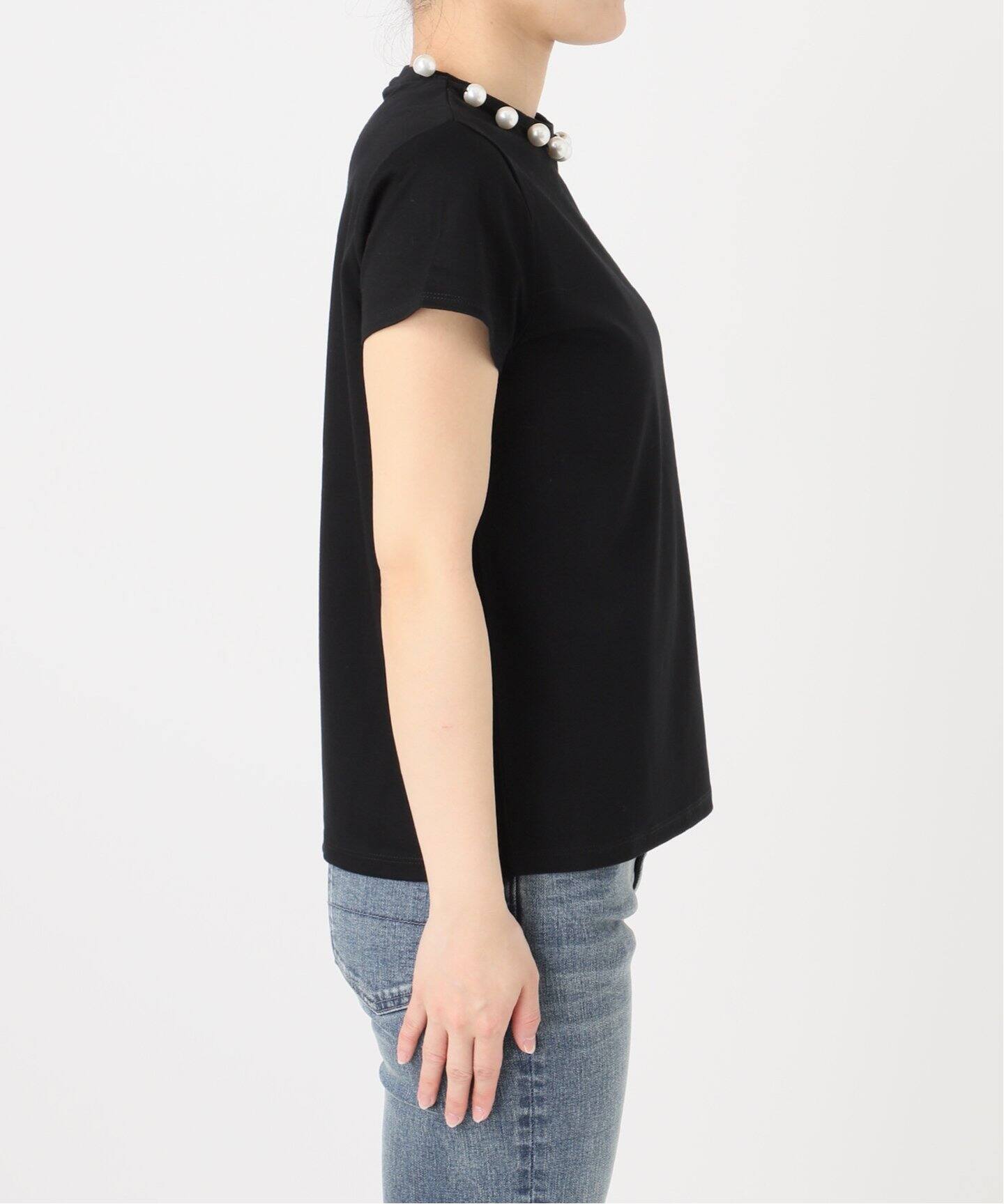 AMICA/アミカ】パールTEE WHITE（Tシャツ／カットソー）｜IENA