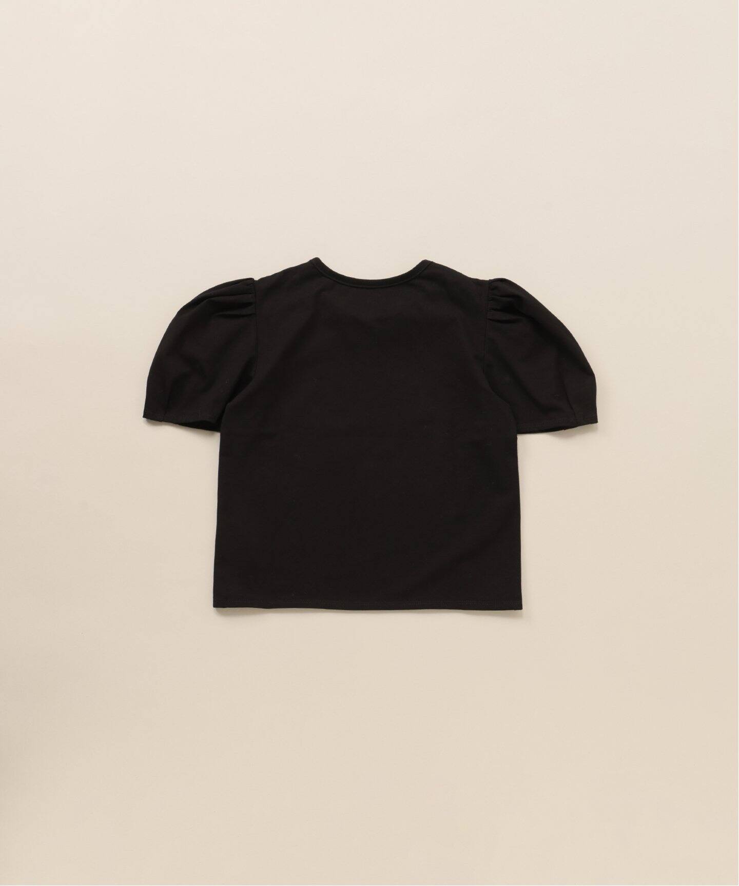 トップス AMICA kids PEARL TEE BLACK AMICA・kids(アミカキッズ)｜パールTシャツ/ホワイト の通販