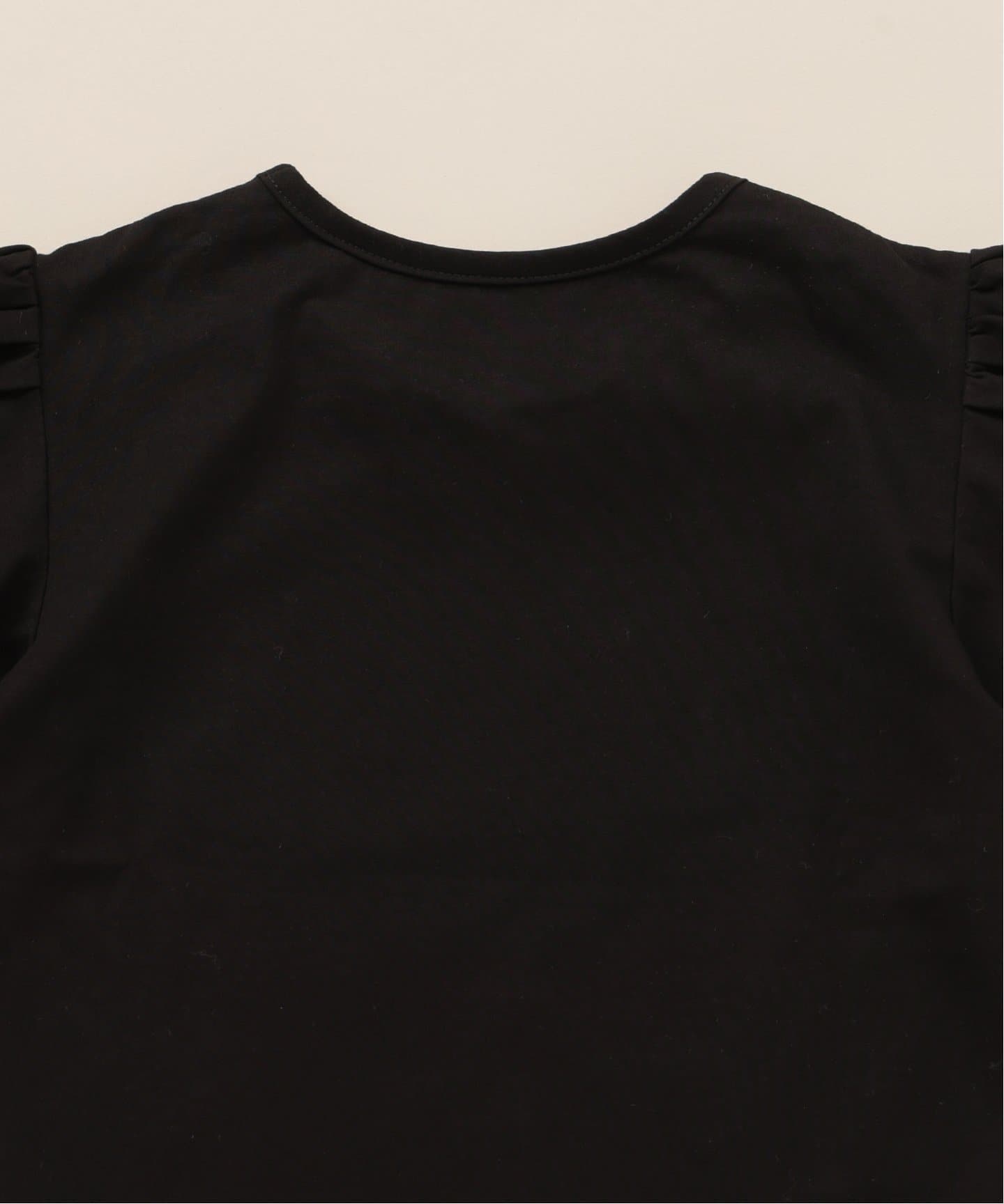 AMIKA アミカキッズ レディース パールTシャツ 半袖 ブラック カットソー AMICA・kids(アミカキッズ)｜パールTシャツ/ホワイト の通販
