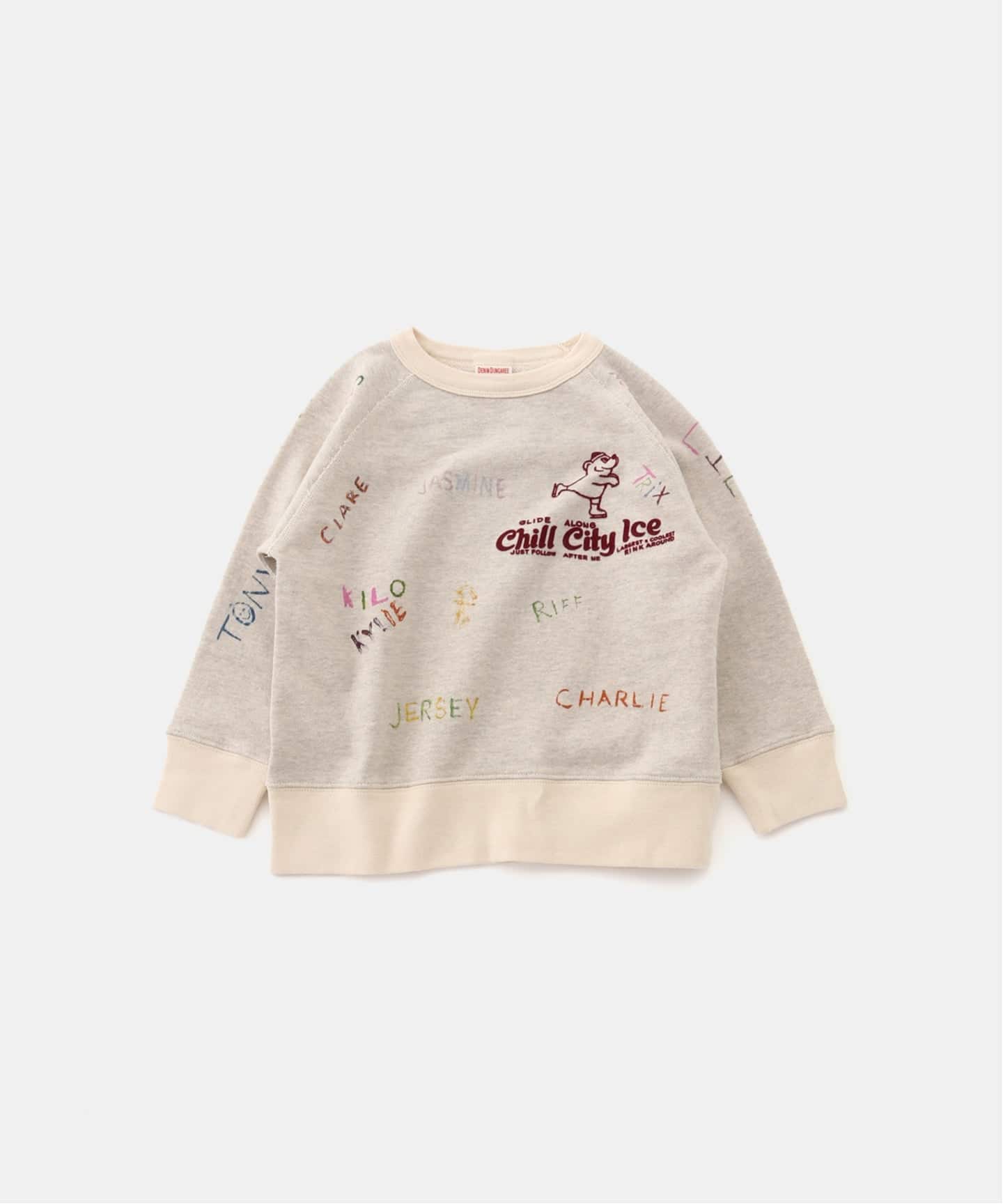 DENIM DUNGAREE/デニムダンガリー】裏毛 FRIENDS スウェット(110cm