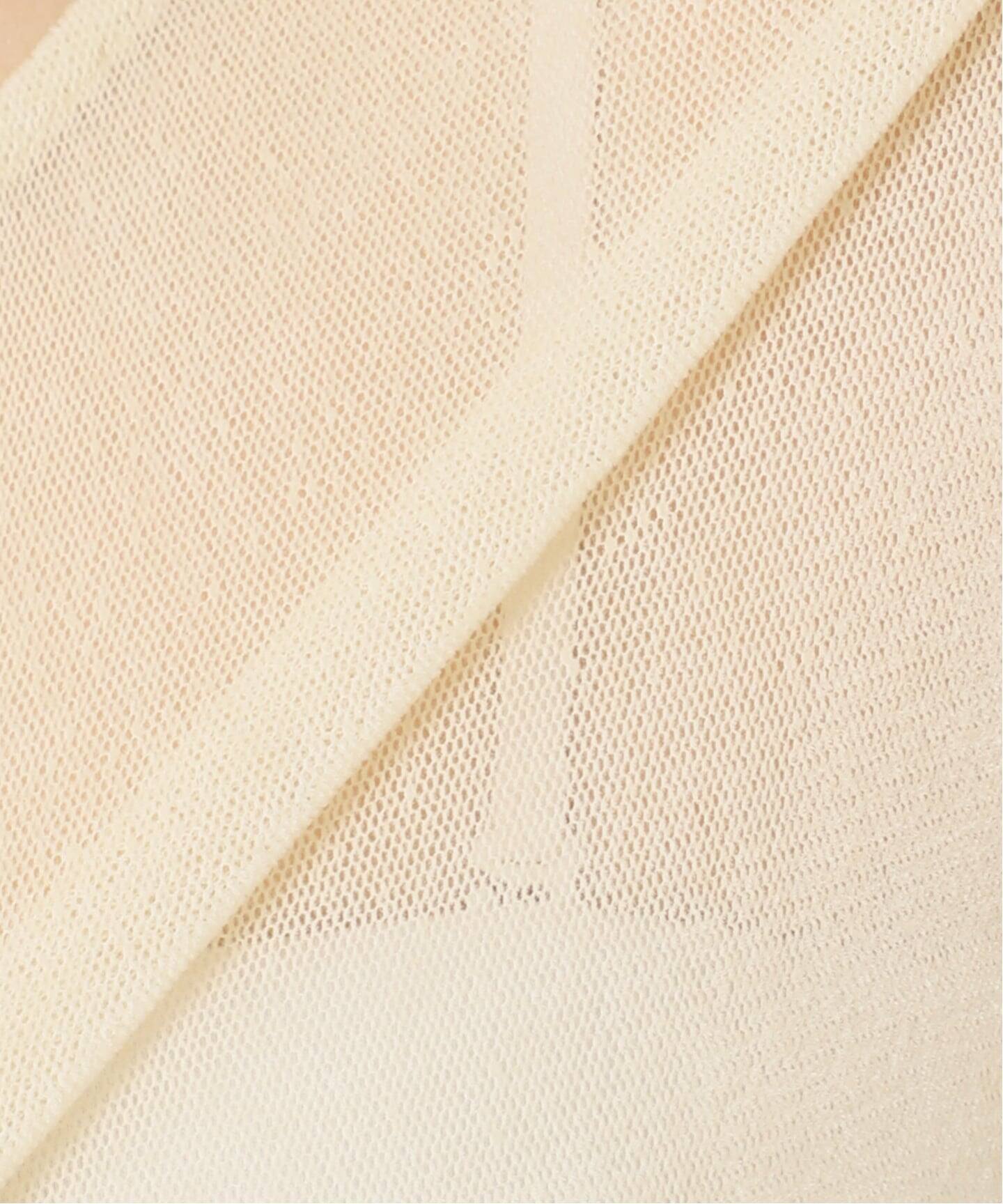 【値下げ】Plage プラージュ Flocky Mesh ロンT カットソー プラージュ Plage 《追加予約》Flocky Mesh ロンT （ホワイト