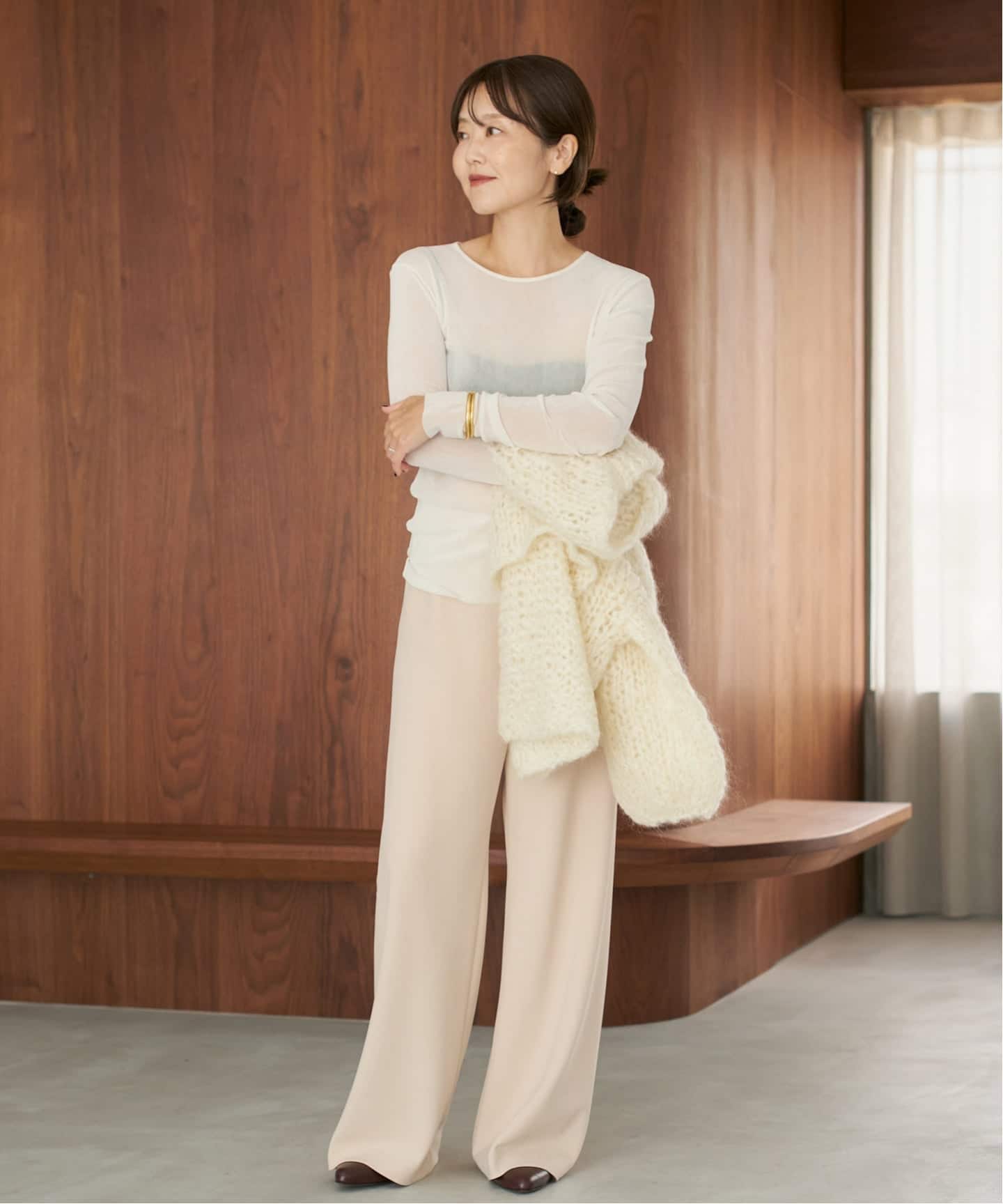 一部カラーWEB限定追加予約》Flocky Mesh ロンT（Tシャツ