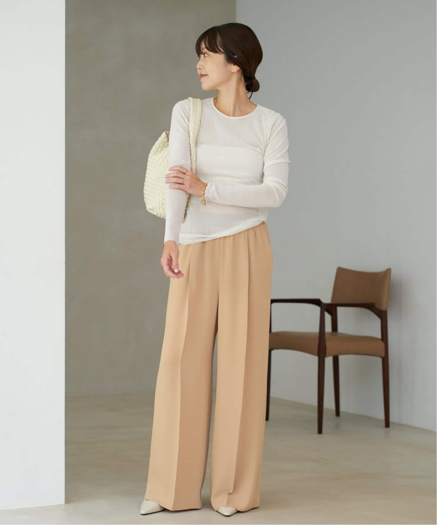 Plage フロッキー メッシュ ロンT 一部カラーWEB限定追加予約》Flocky Mesh ロンT（Tシャツ