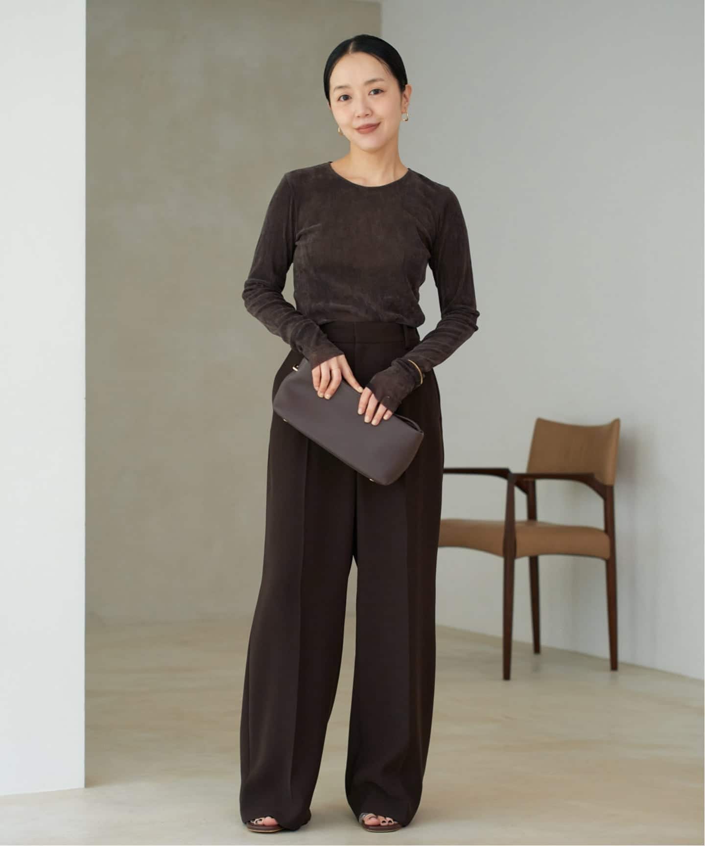 Plage Flocky Mesh ロンT ホワイト Plage Flocky Mesh ロンT