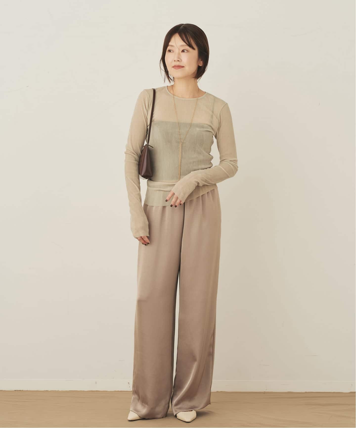 一部カラーWEB限定追加予約》Flocky Mesh ロンT（Tシャツ