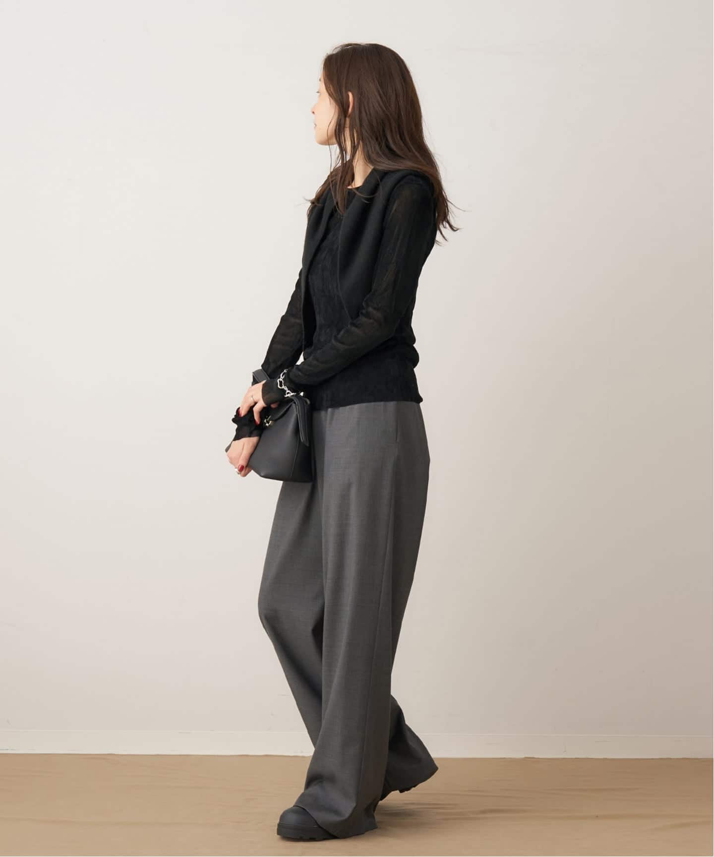 Plage フロッキー メッシュ ロンT 一部カラーWEB限定追加予約》Flocky Mesh ロンT（Tシャツ