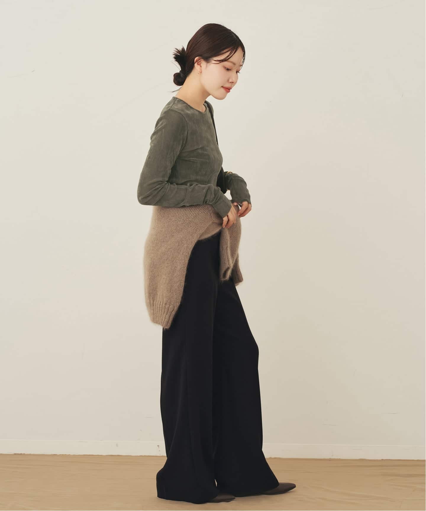 Flocky Mesh ロンT Plage プラージュ　フロッキーメッシュシアー plage（プラージュ）の「《追加》Flocky Mesh ロンT（Tシャツ