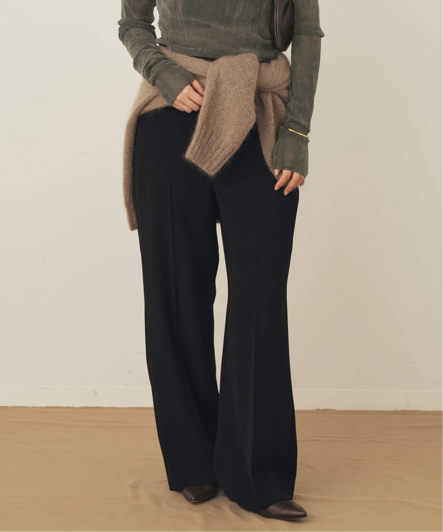 Plage Flocky Mesh ロンT ベージュA タグ付き 一部カラーWEB限定追加予約》Flocky Mesh ロンT(Tシャツ