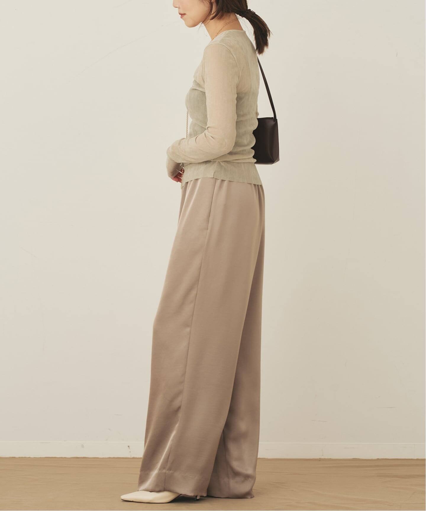 一部カラーWEB限定追加》Flocky Mesh ロンT（Tシャツ／カットソー