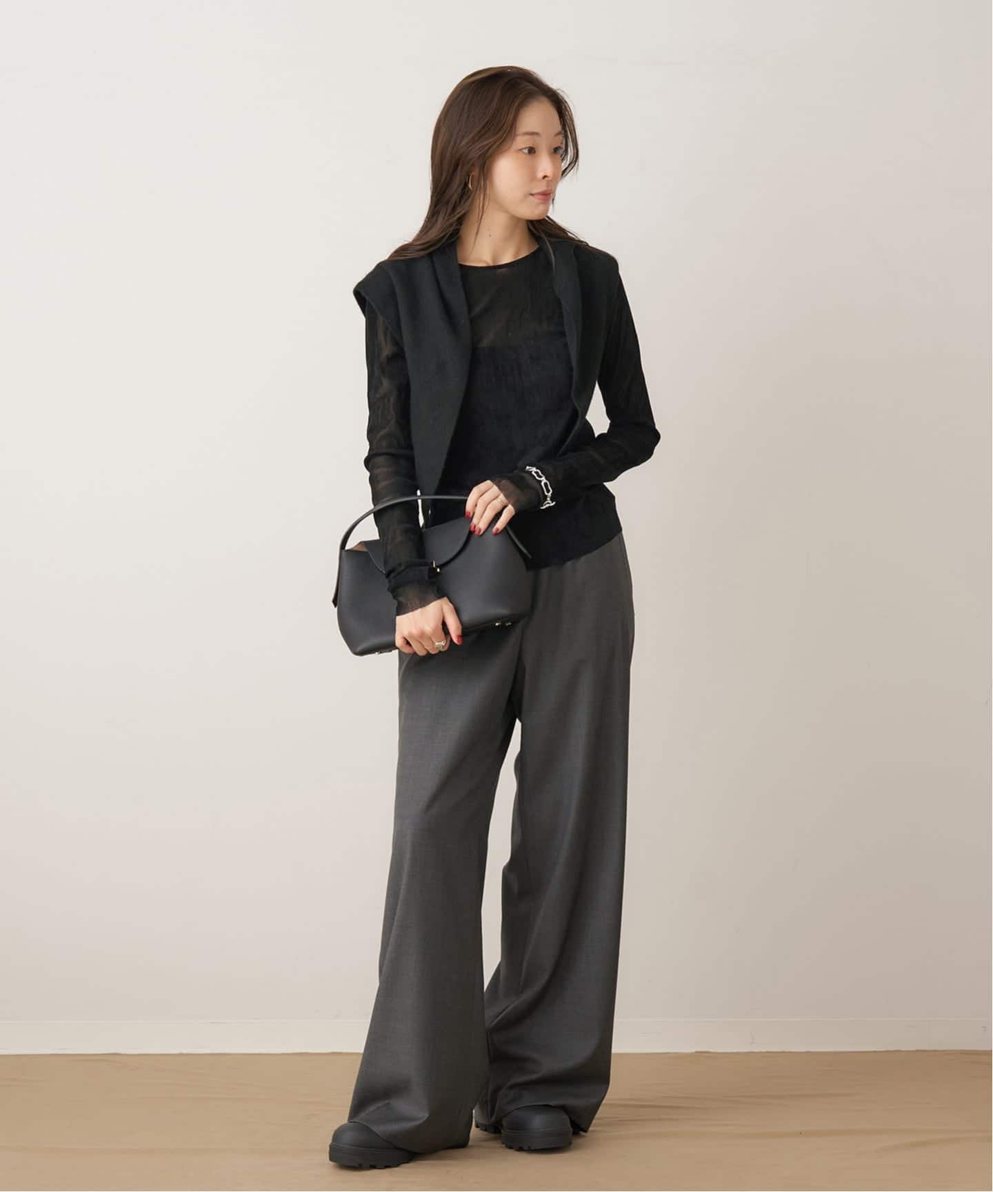 追加予約》Flocky Mesh ロンT 2（Tシャツ／カットソー）｜Plage