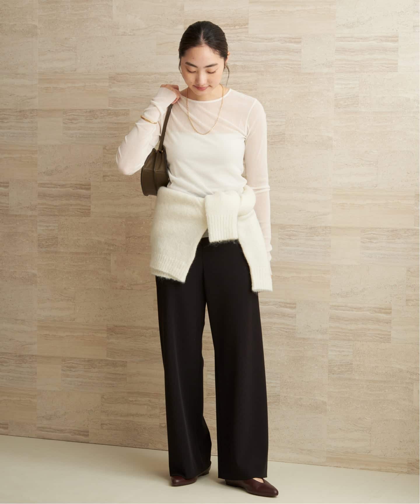 追加予約》Flocky Mesh ロンT 2（Tシャツ／カットソー）｜Plage