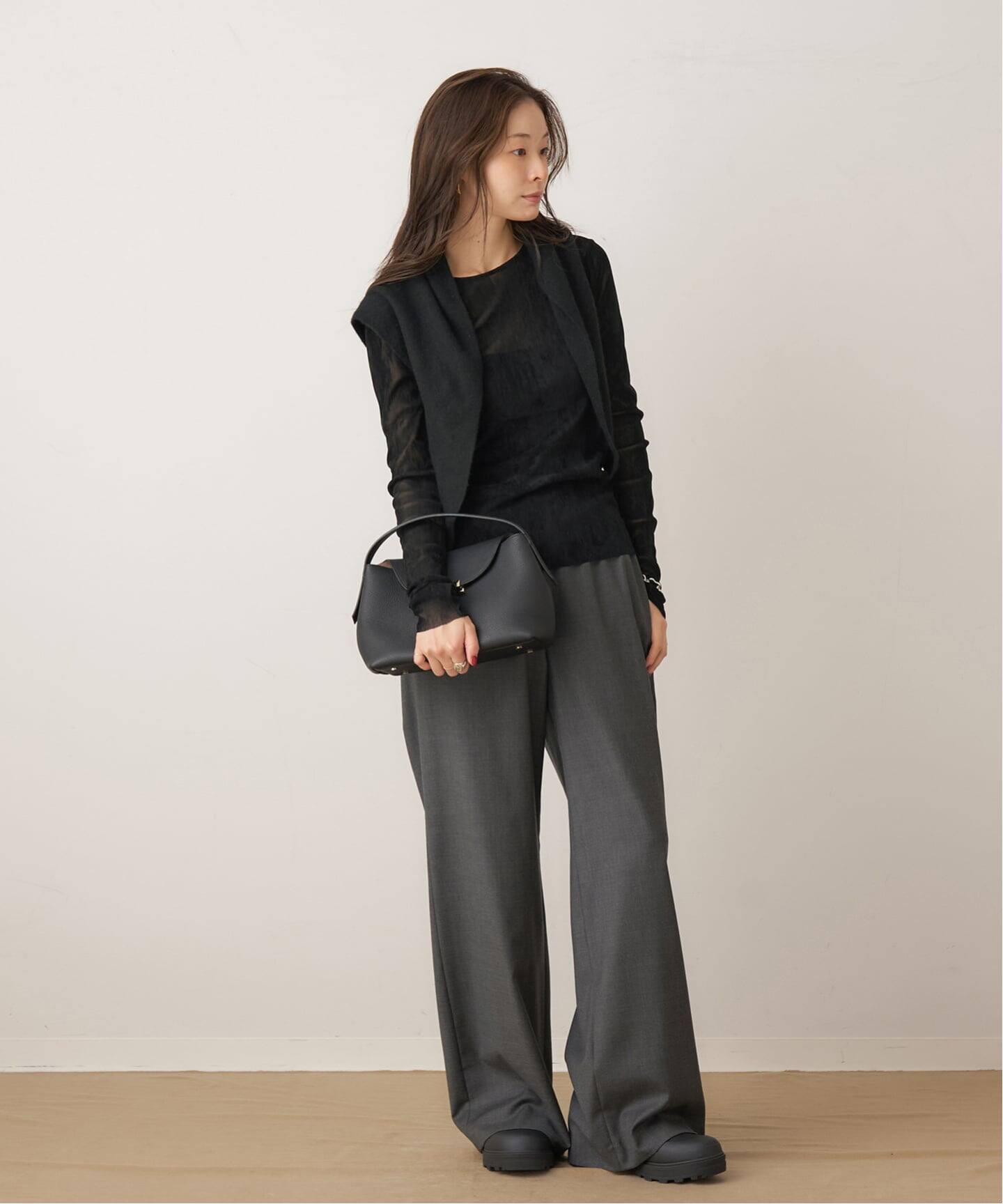 追加予約》Flocky Mesh ロンT 2（Tシャツ／カットソー）｜Plage